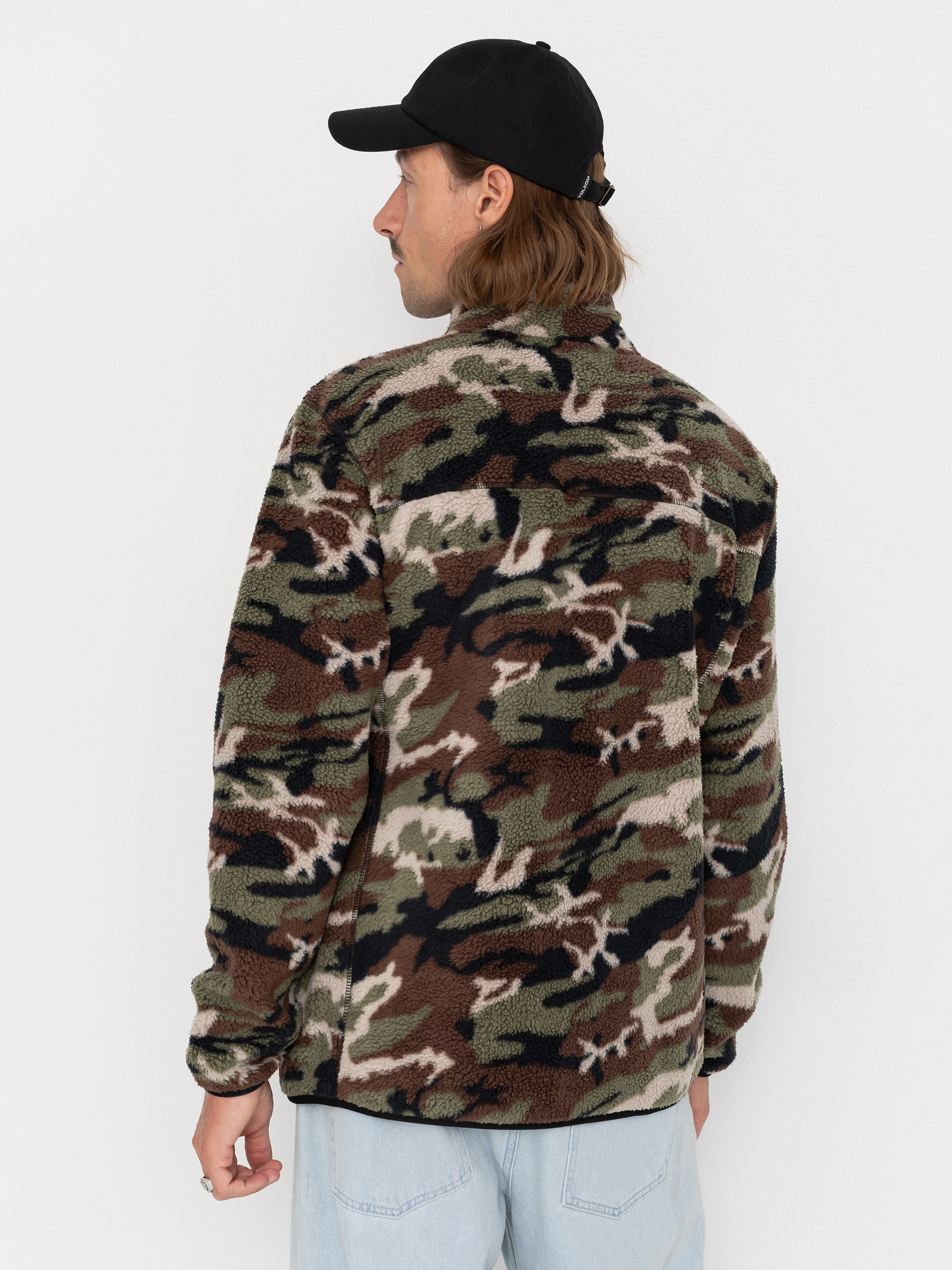 Mikina Volcom Nelson Sherpa Full Zip (camoflauge)