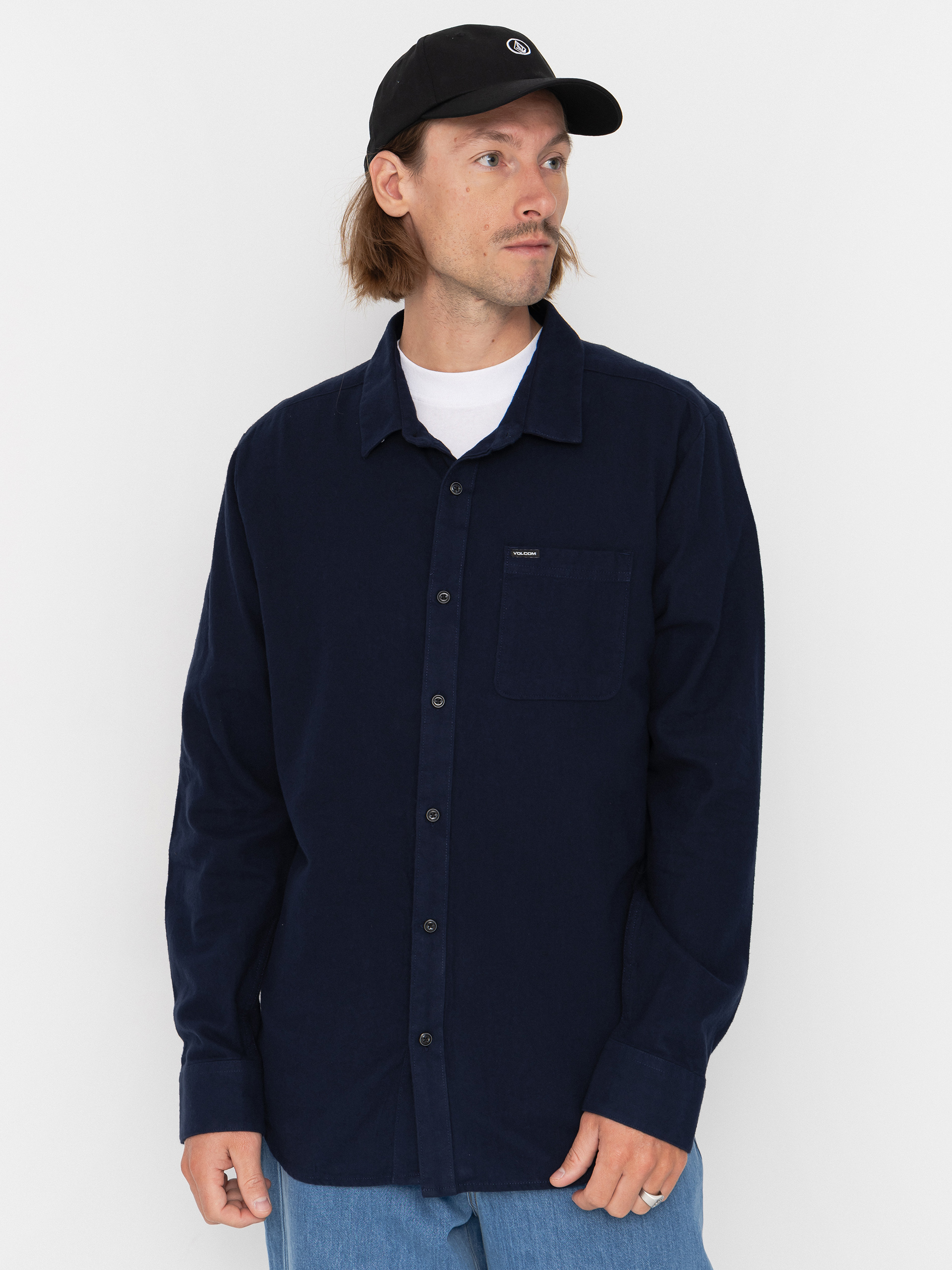 Kou0161ile Volcom Caden Solid Ls (marine)