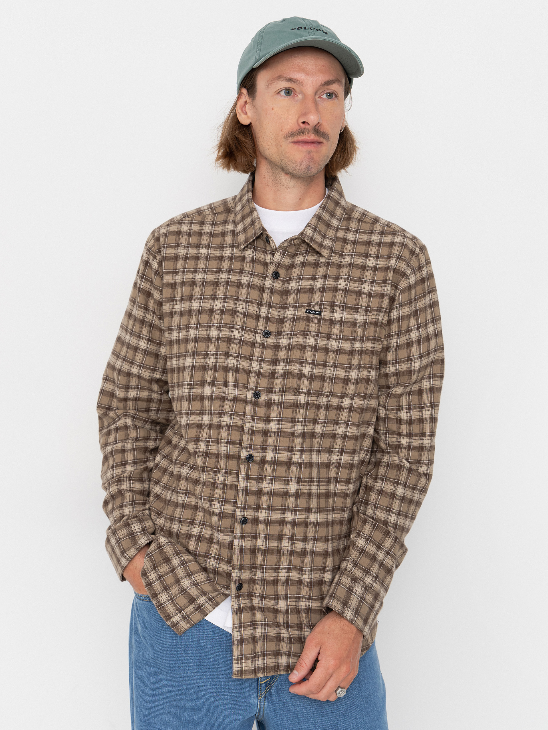 Košile Volcom Caden Plaid Ls