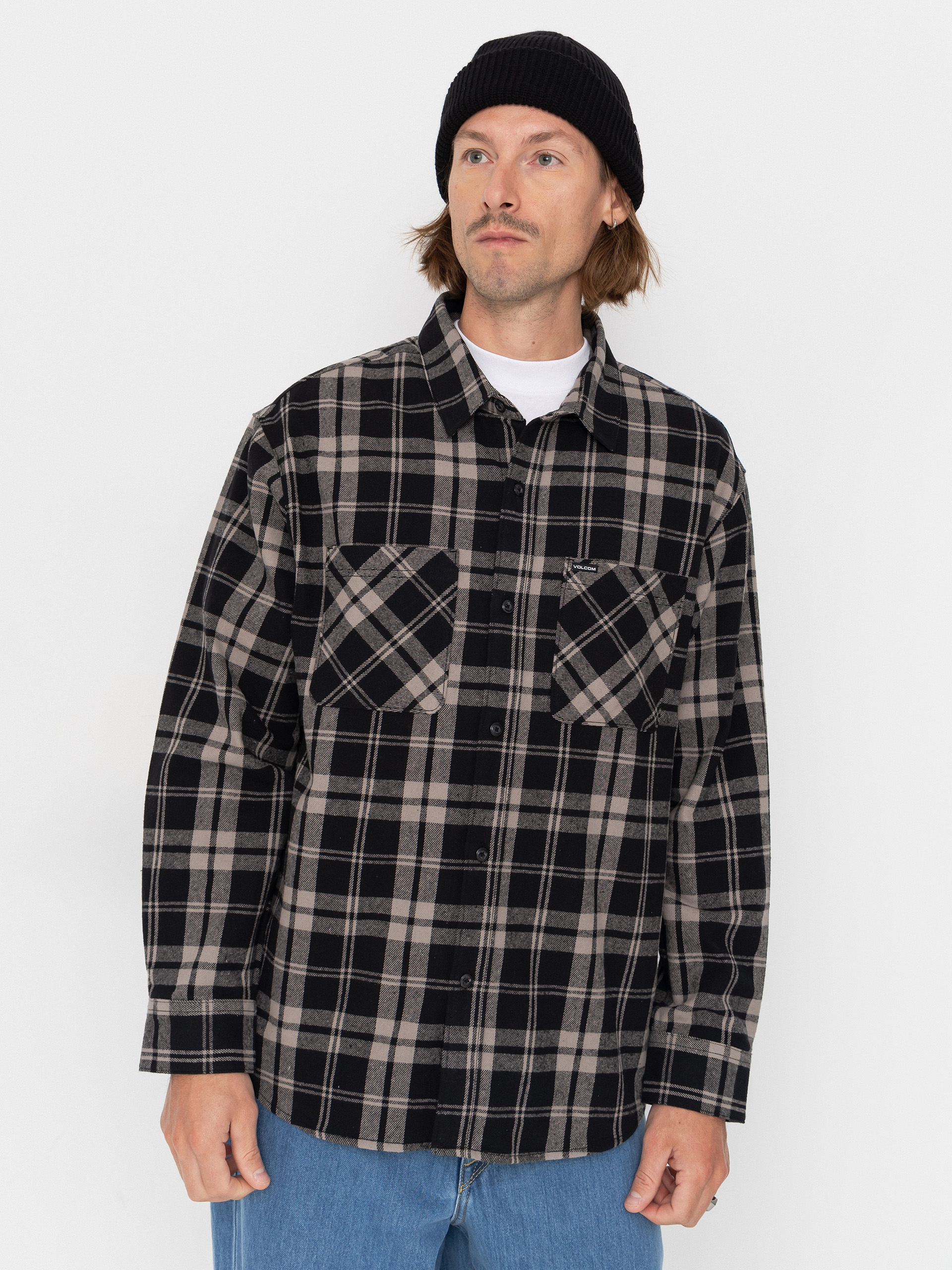 Košile Volcom Hunkstone Ls (moonbeam)