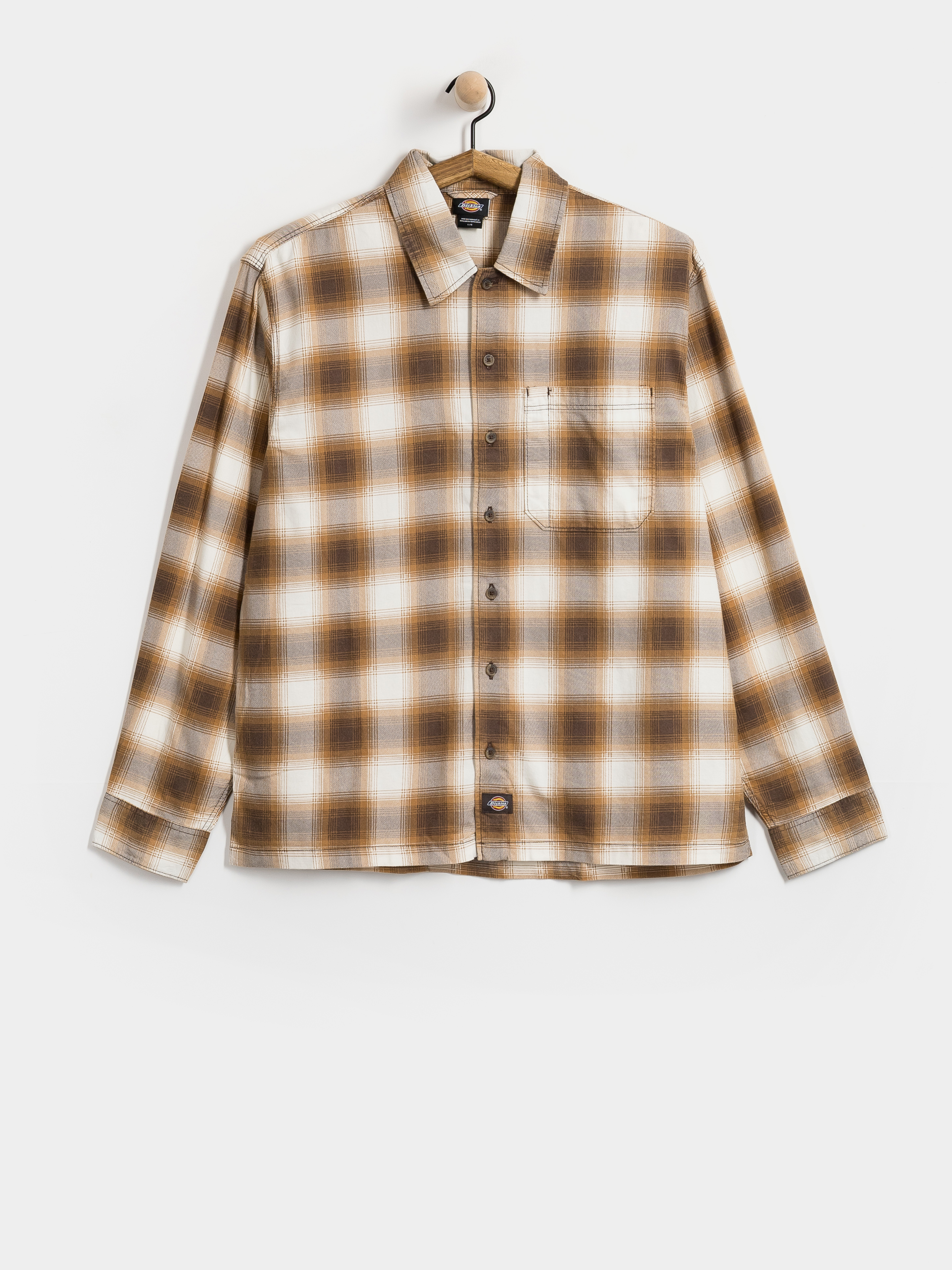 Košile Dickies Gulfport Flannel (chocolate brown)