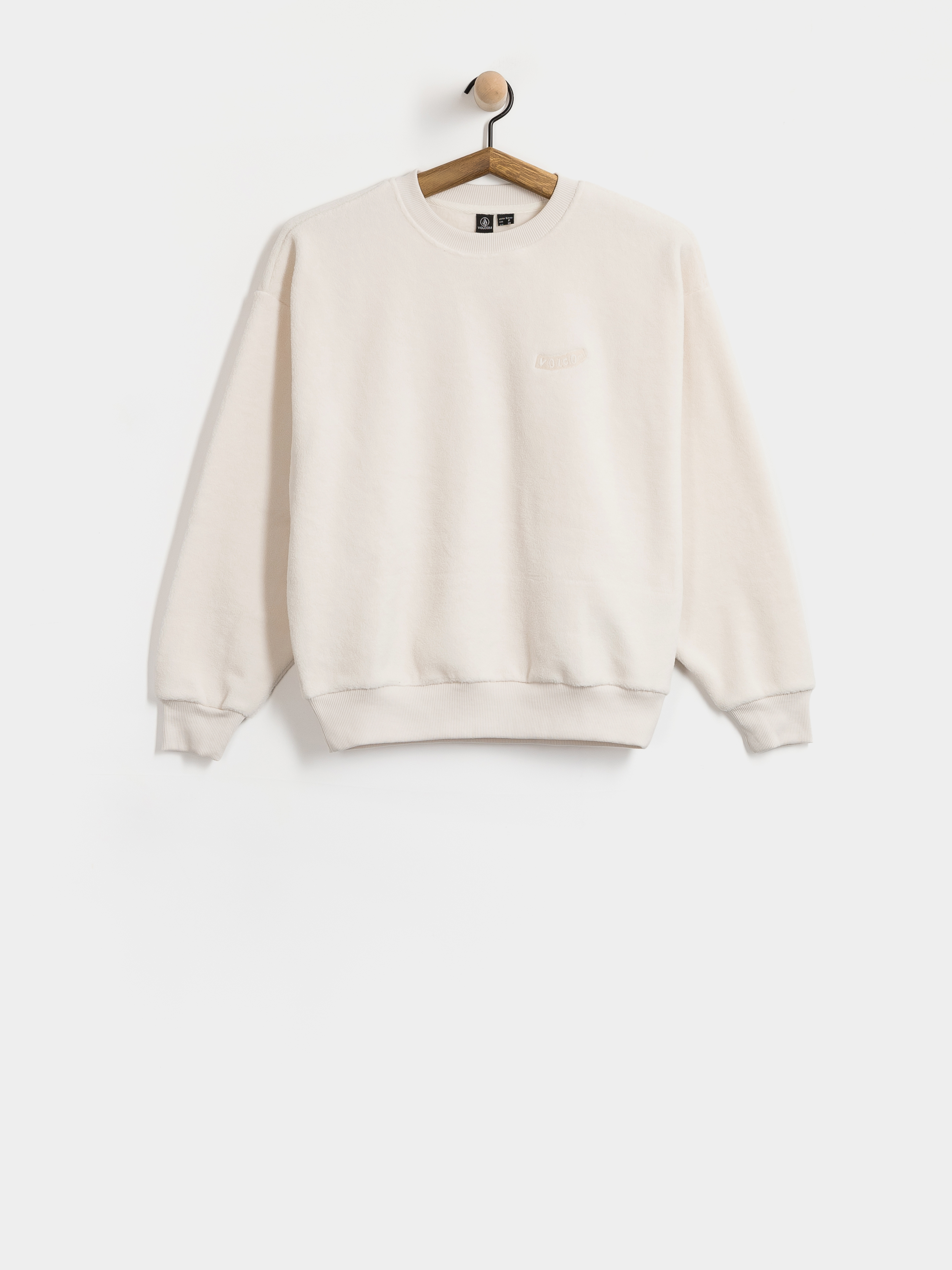 Mikina Volcom Too Doo Crew Wmn (dirty white)