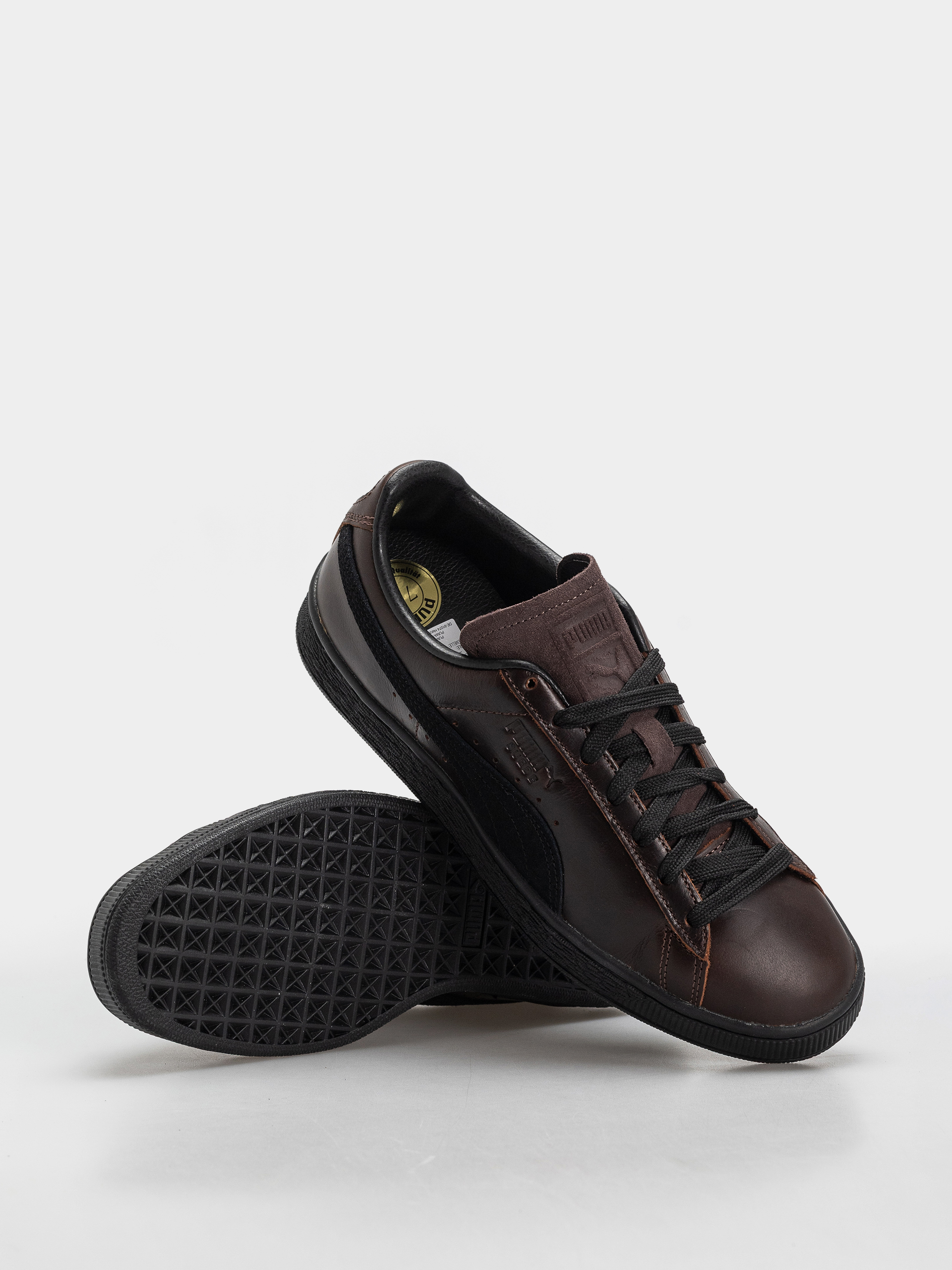 Boty Puma Suede Dressed (leather brown/puma black)