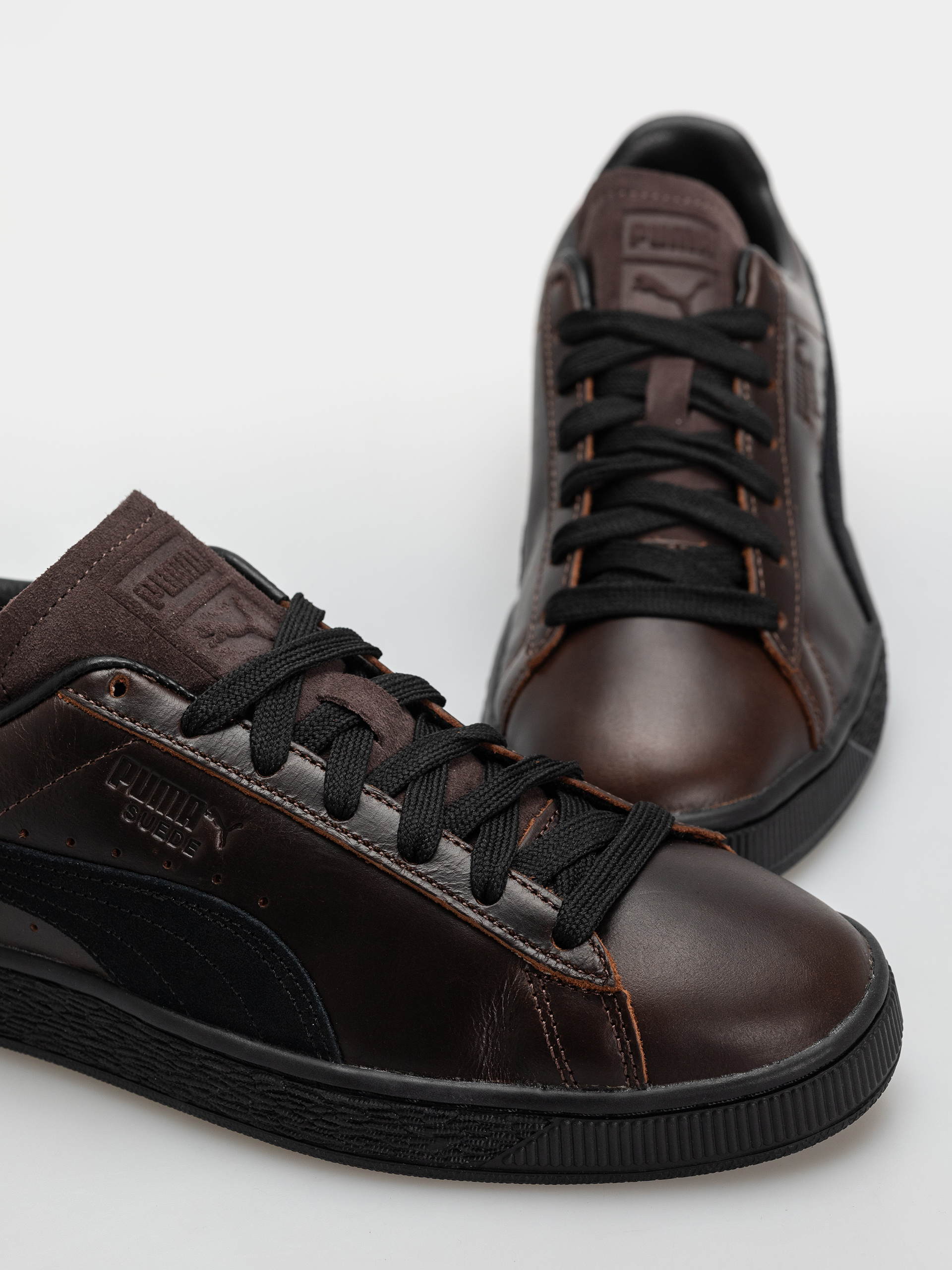 Boty Puma Suede Dressed (leather brown/puma black)