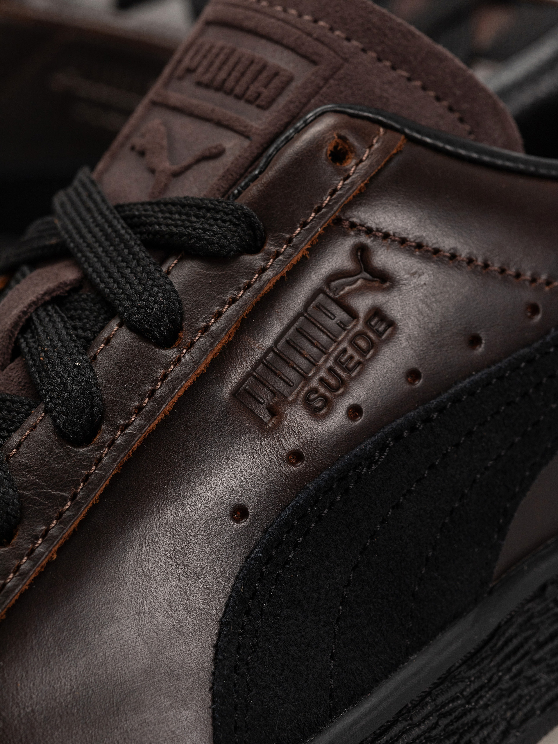 Boty Puma Suede Dressed (leather brown/puma black)