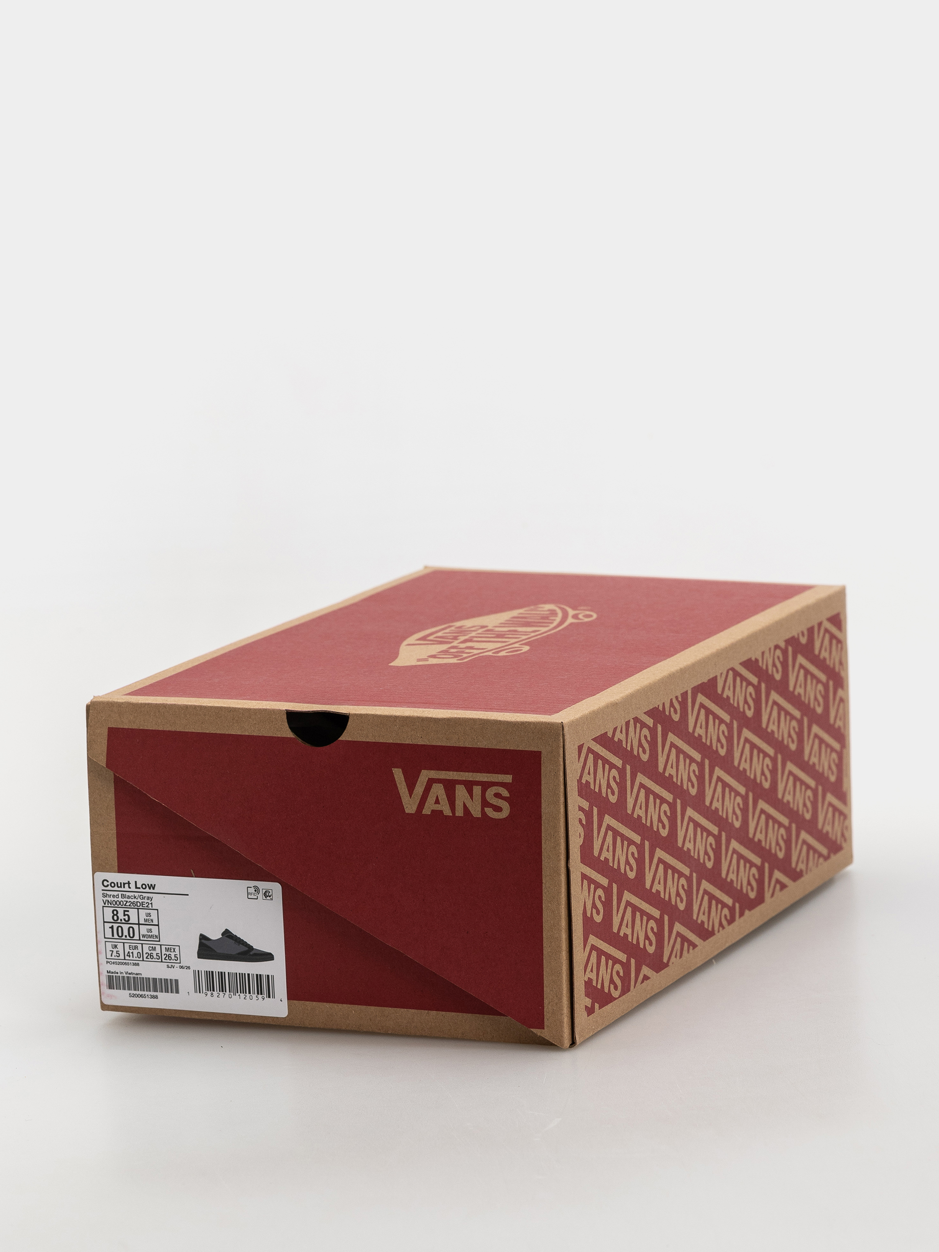 Boty Vans Court Low (black/gray)
