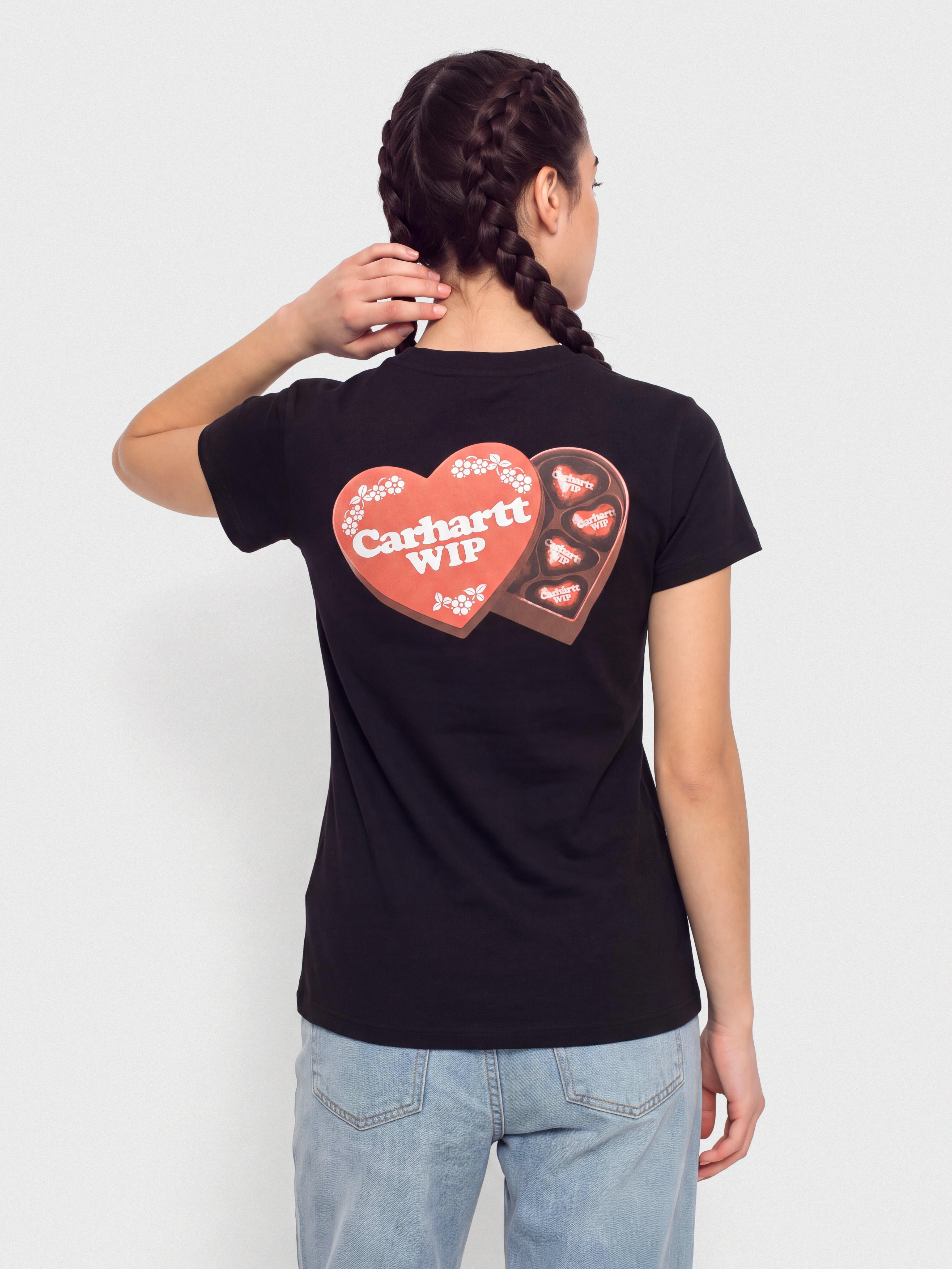 Tričko Carhartt WIP Hartt Case Wmn (black)