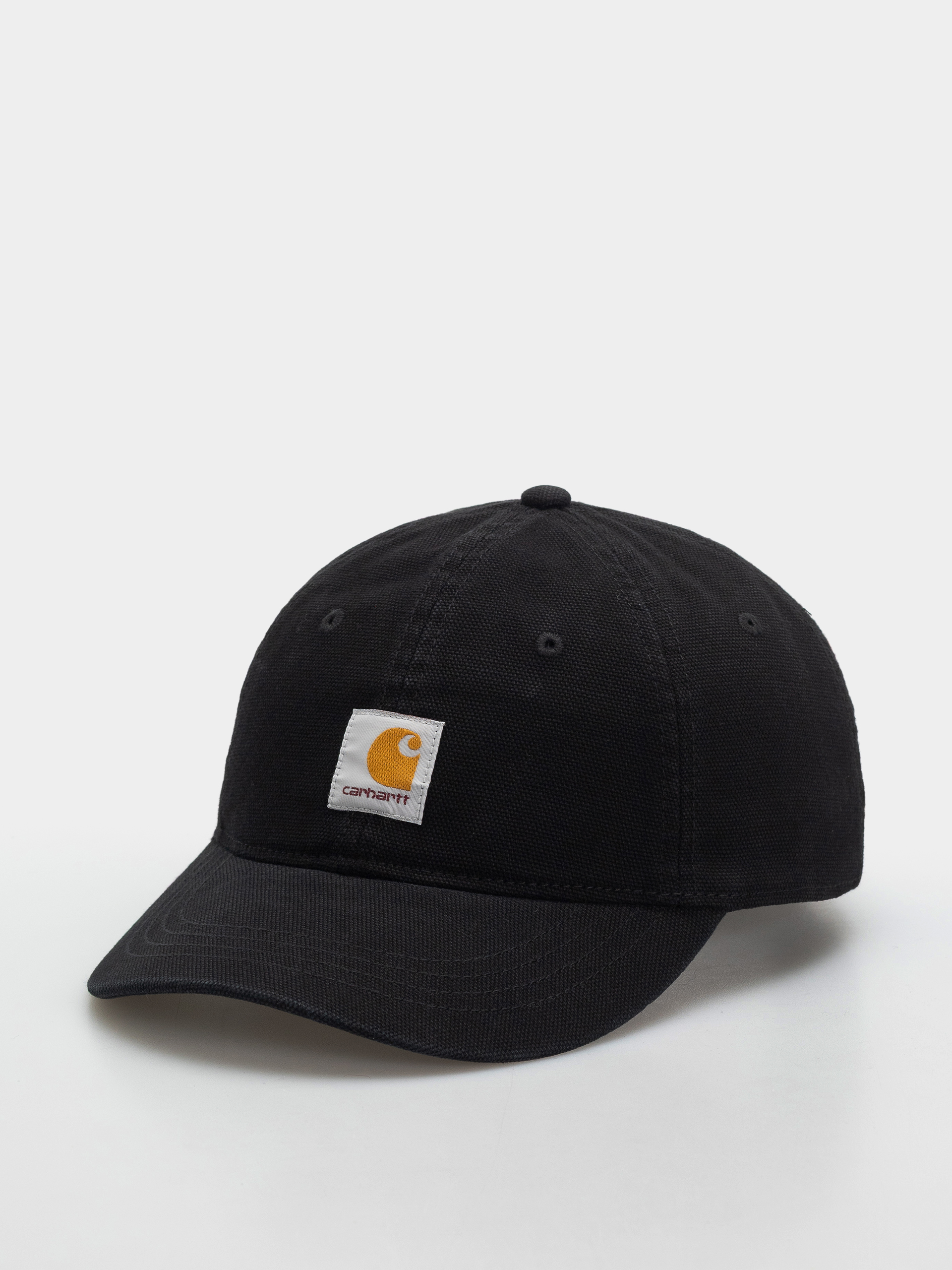 Kšiltovka  Carhartt WIP Selby Canvas (black/stone washed)