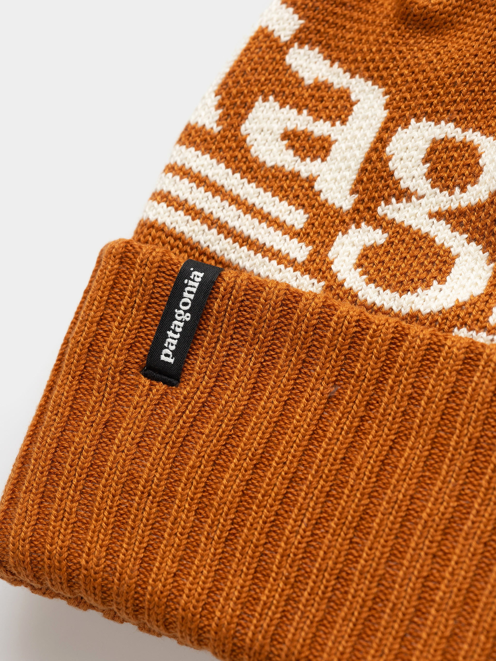 Čepice Patagonia Powder Town (hut tripper logo cinnamon brown)