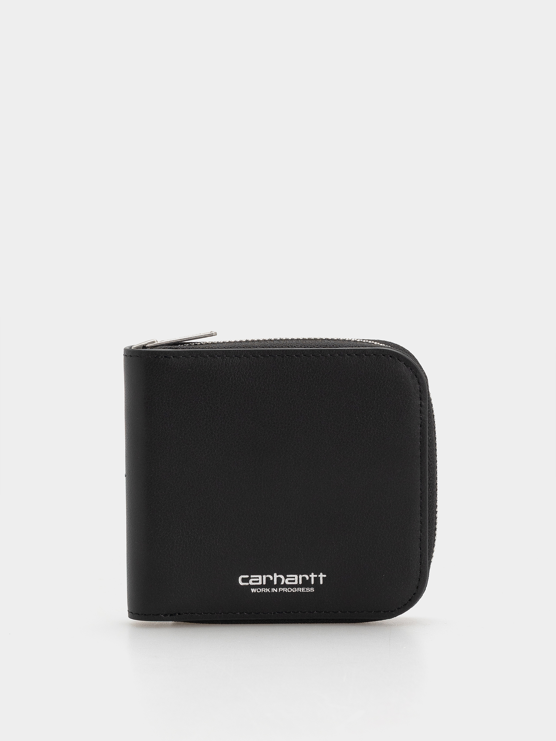 Peněženka Carhartt WIP Leather (black/silver)