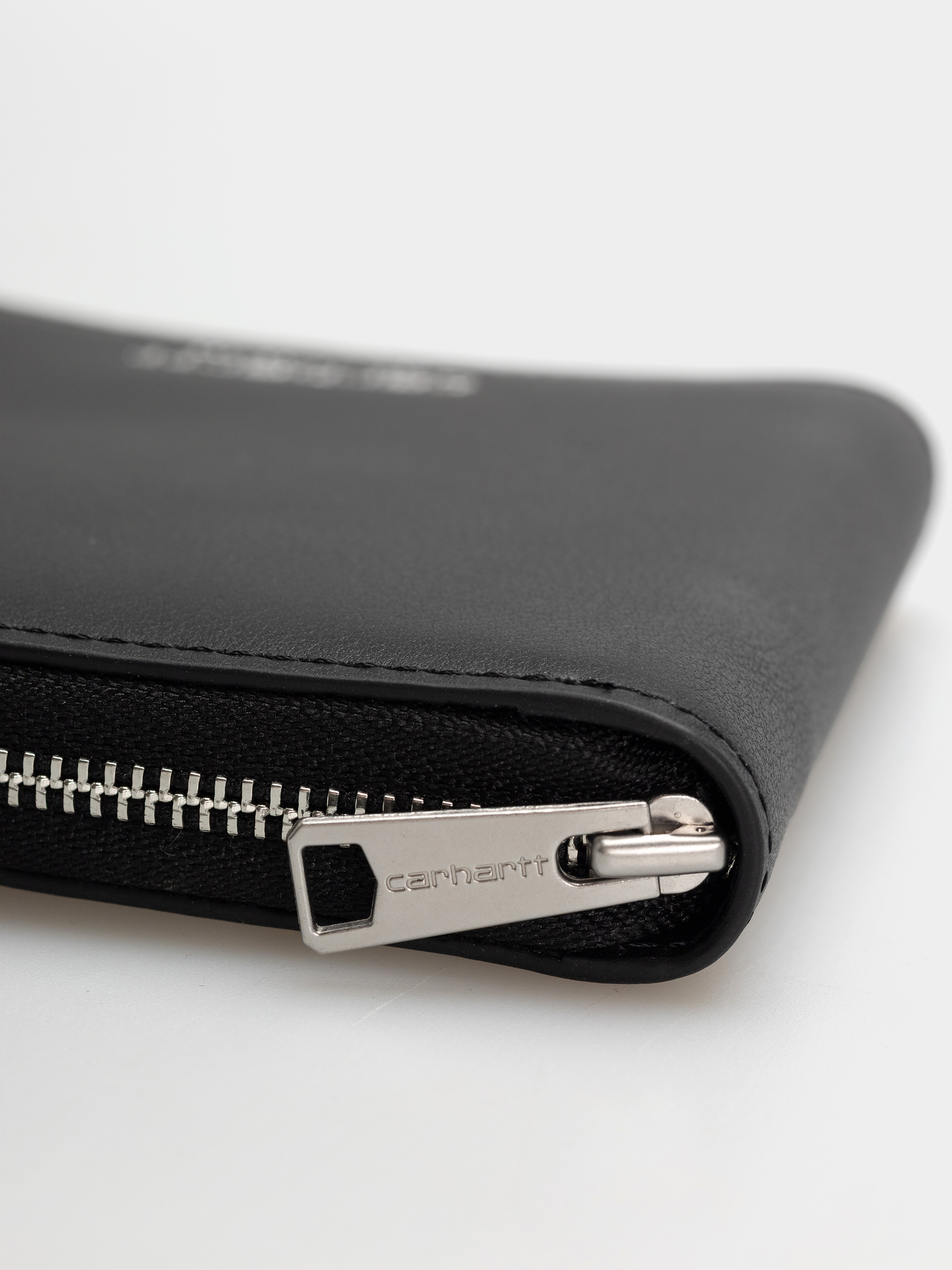 Peněženka Carhartt WIP Leather (black/silver)