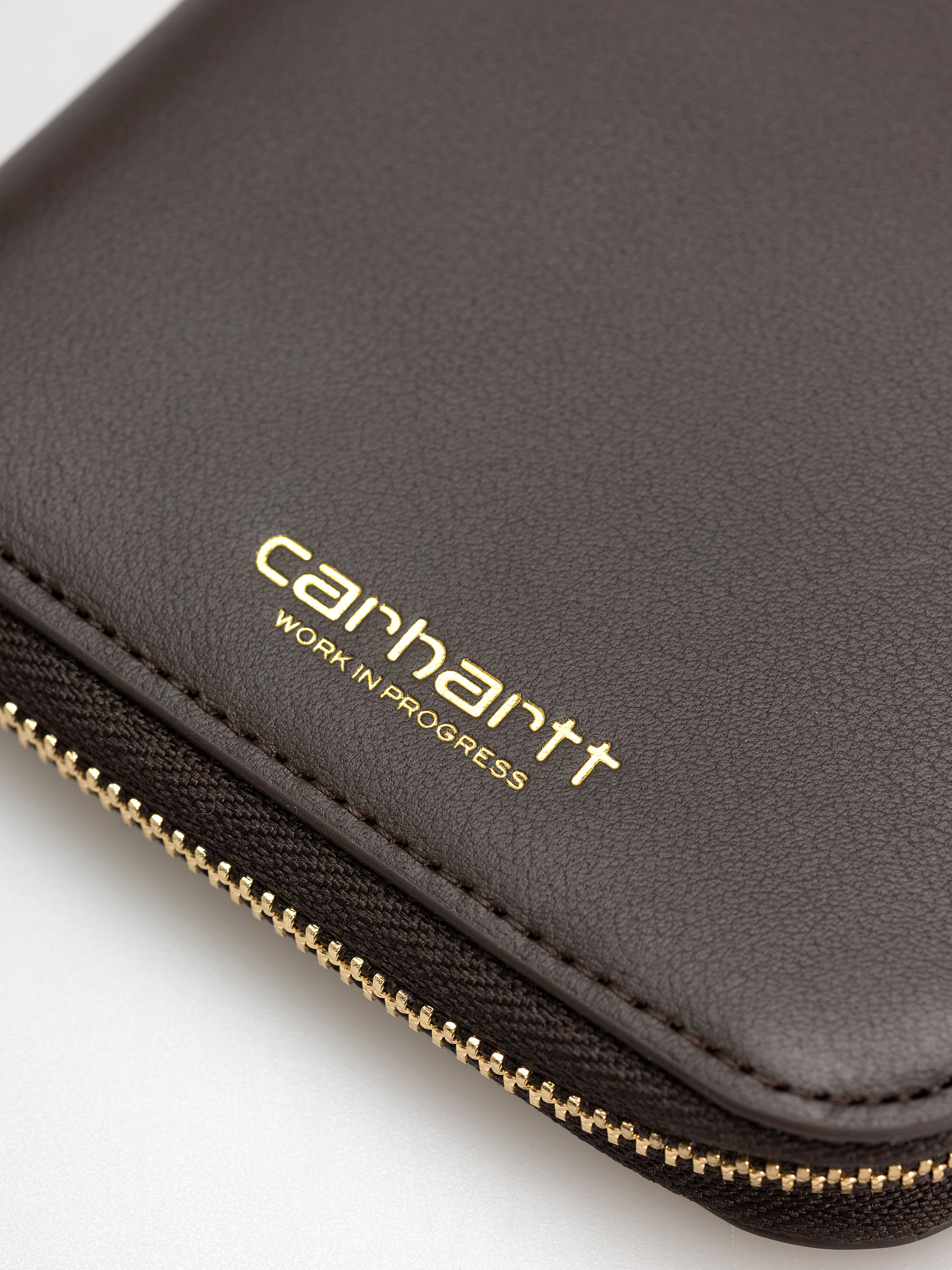 Peněženka Carhartt WIP Leather (tobacco/gold)
