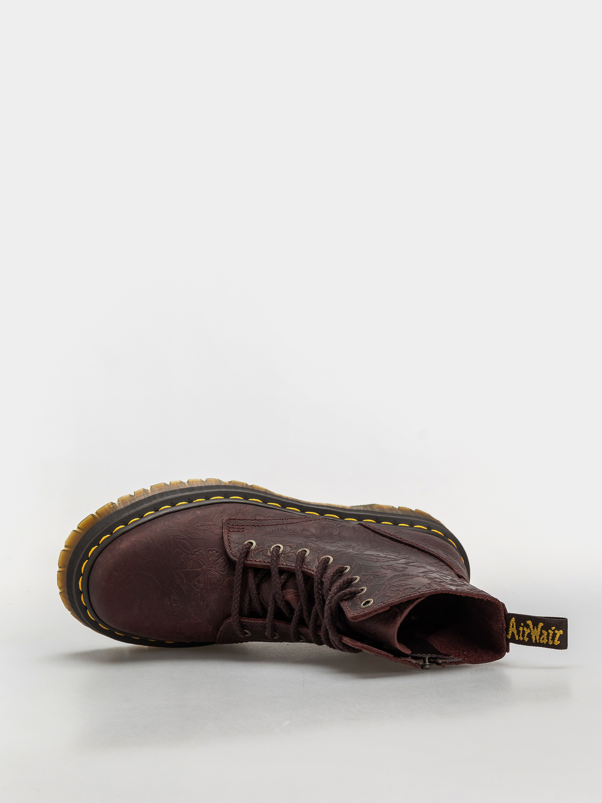 Boty Dr. Martens Jadon Emboss Floral Wmn (cherry red)