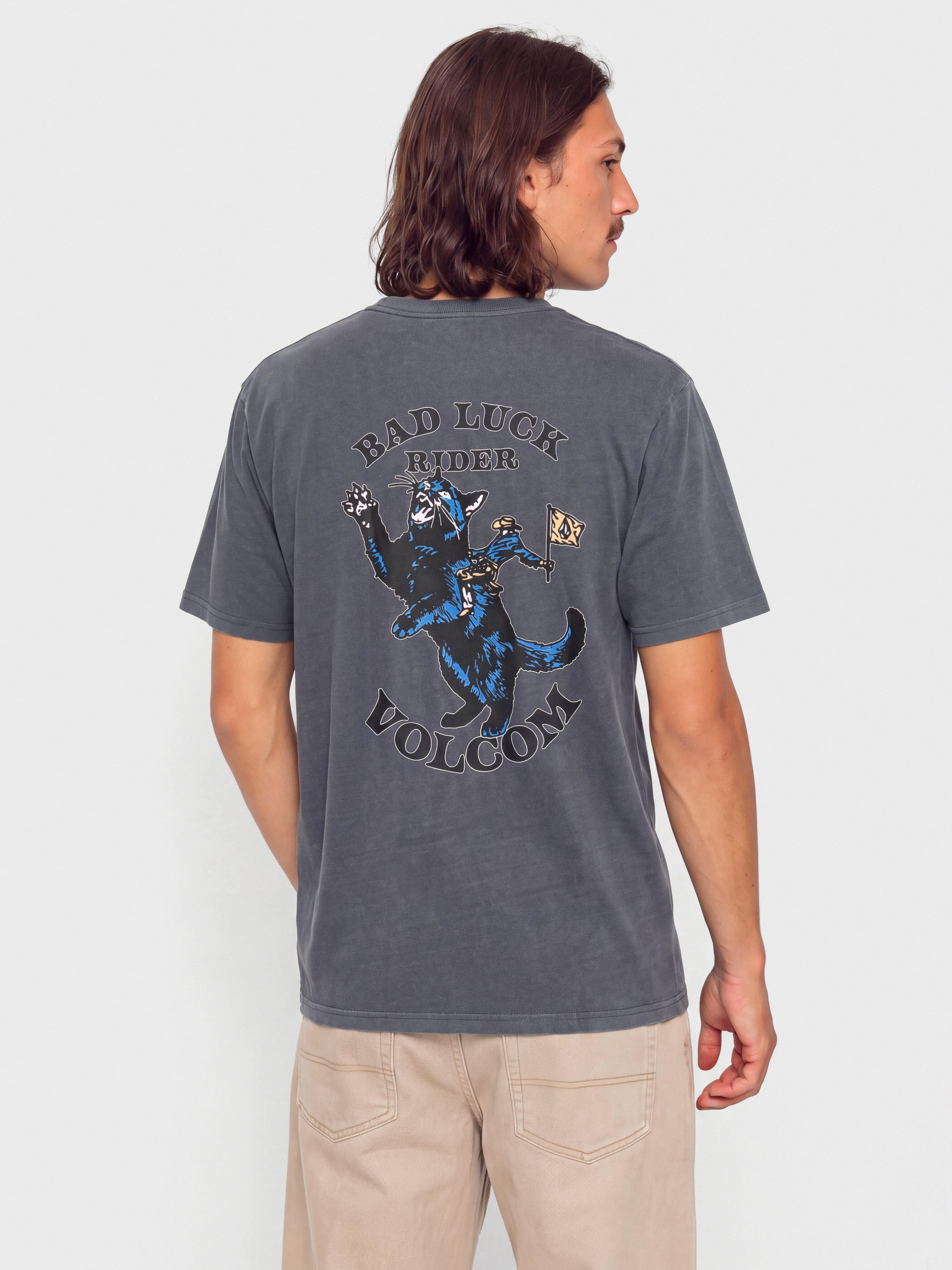 Tričko Volcom Bad Luck (storm blue)