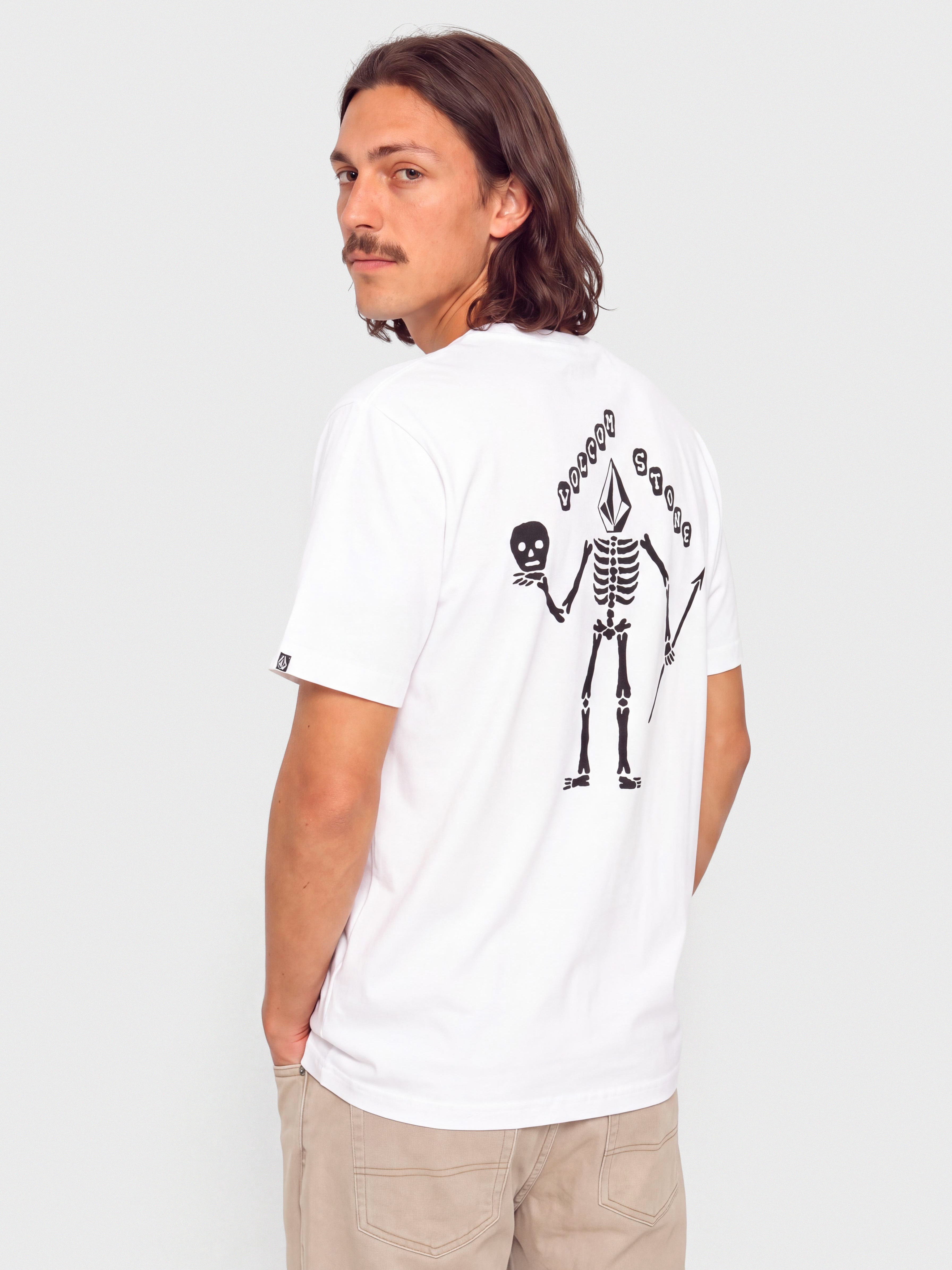 Tričko Volcom Felix Skull Bsc (white)