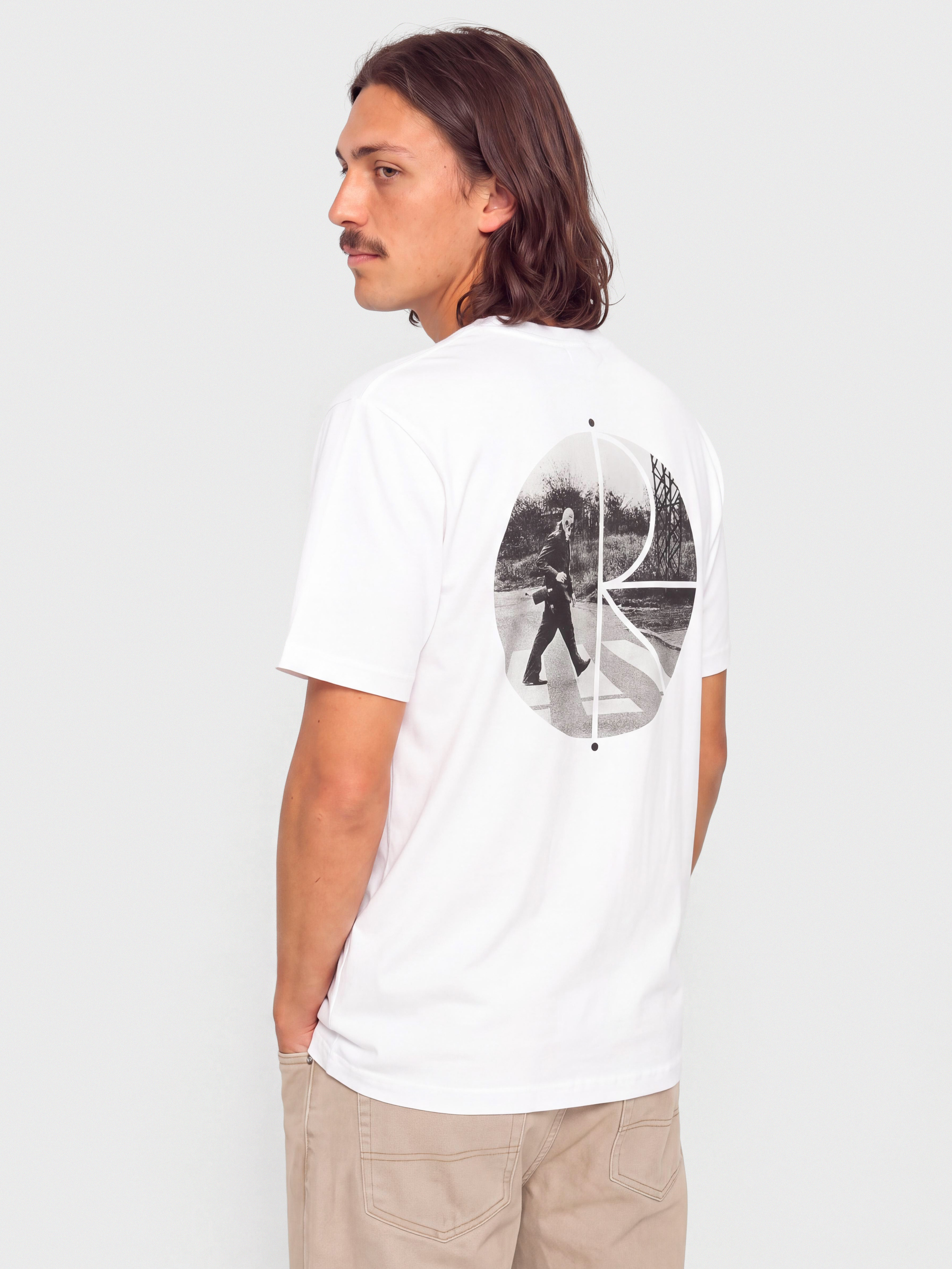 Tričko Polar Skate Fill Logo Klez Crossing (white)