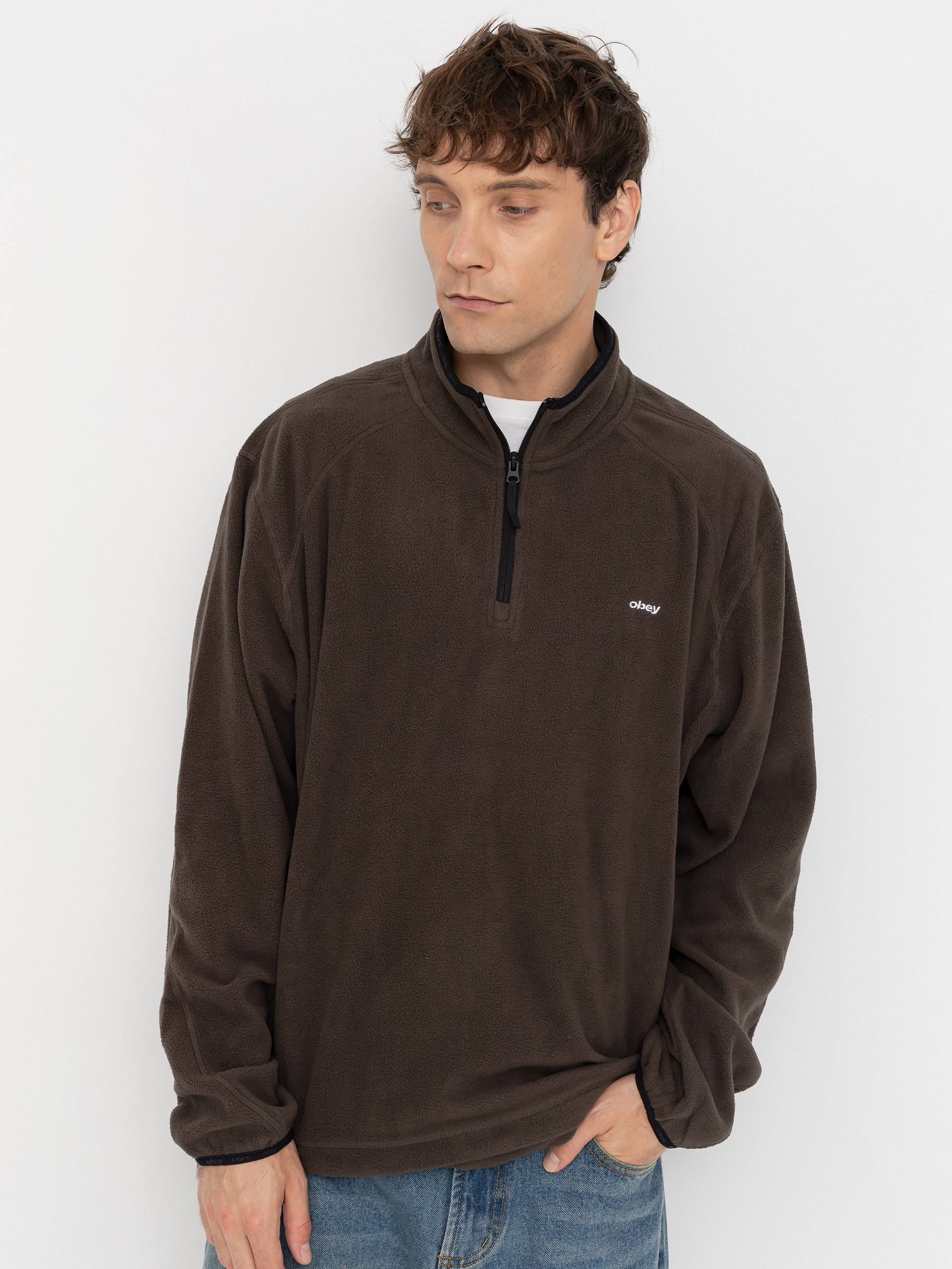 Fleecová mikina OBEY Vetta Pullover
