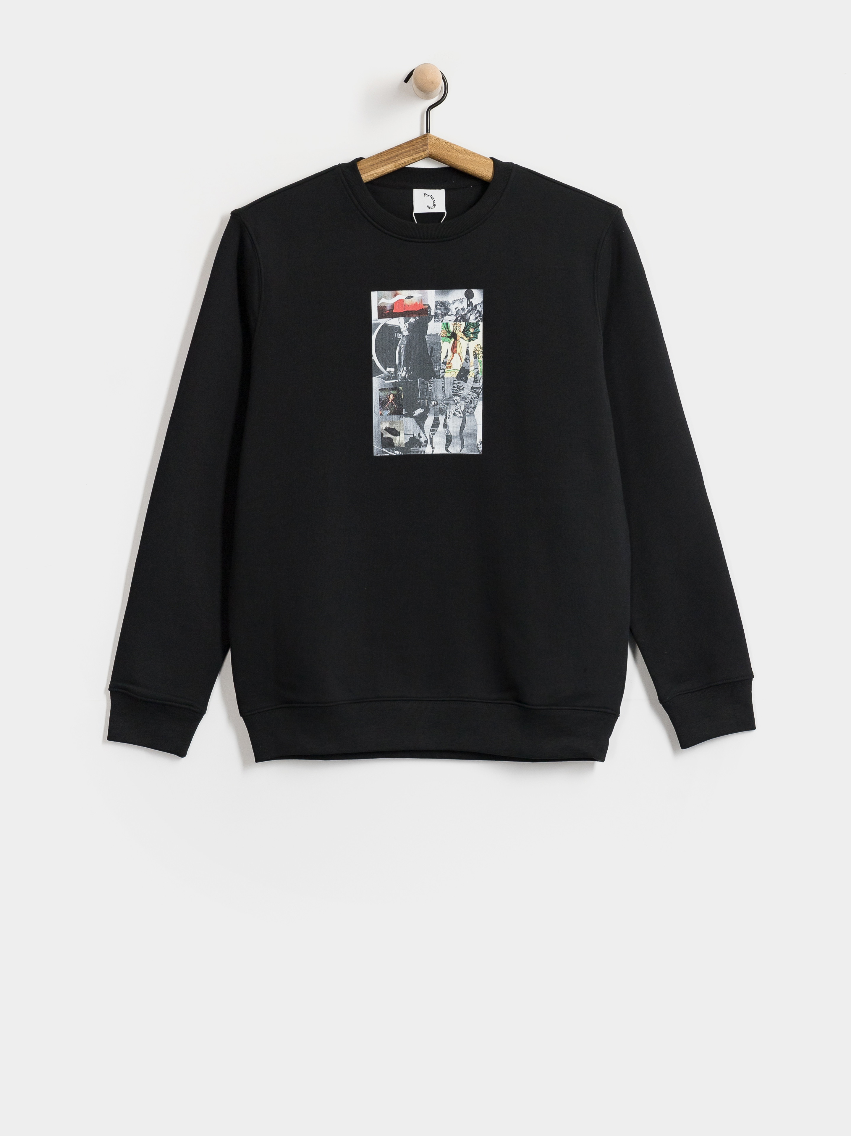 Mikina Poetic Collective Kingqueen Crewneck (black)