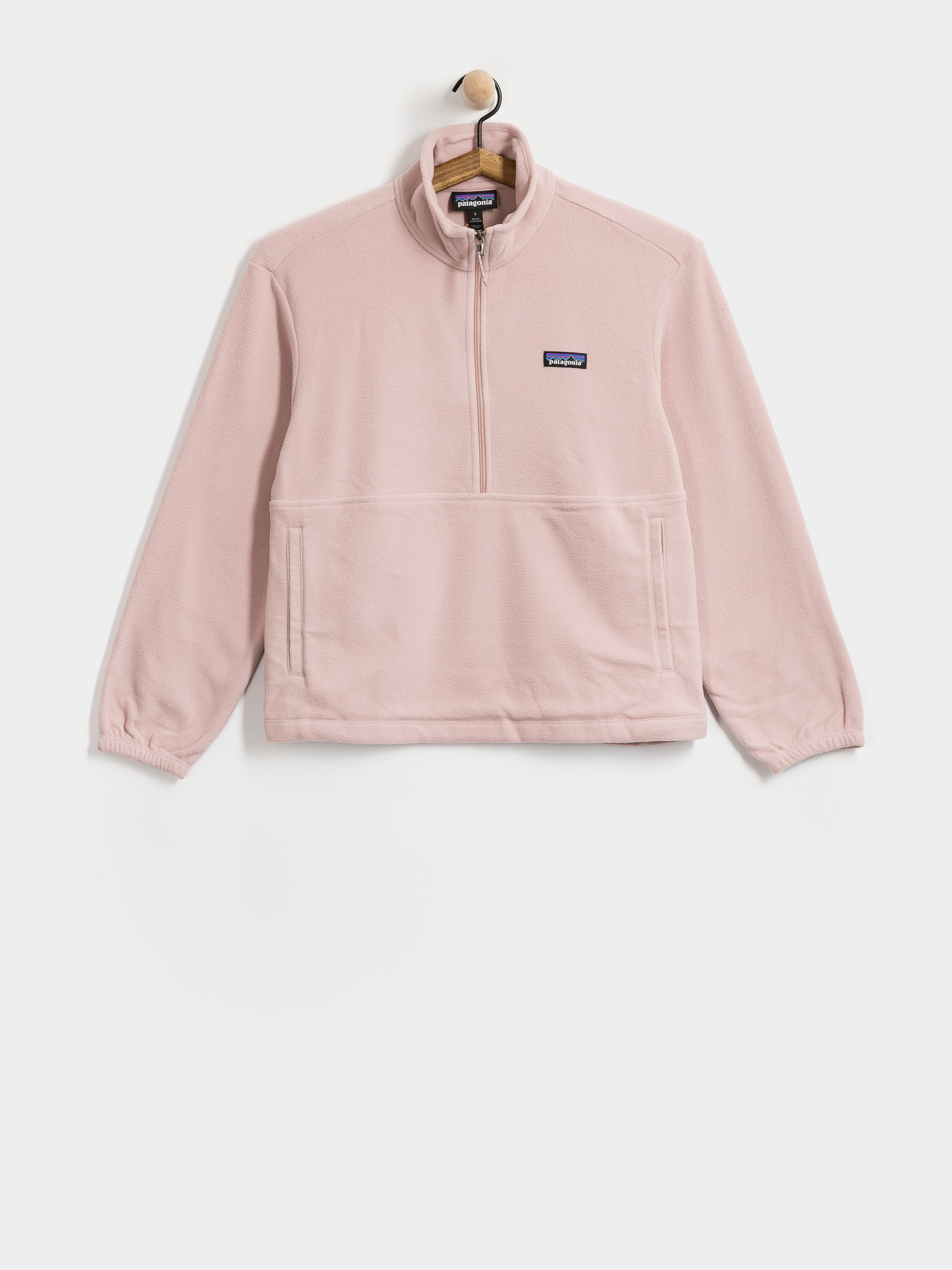 Fleecovu00e1 mikina Patagonia Micro D 1/2 Zip Wmn (fuzzy mauve)