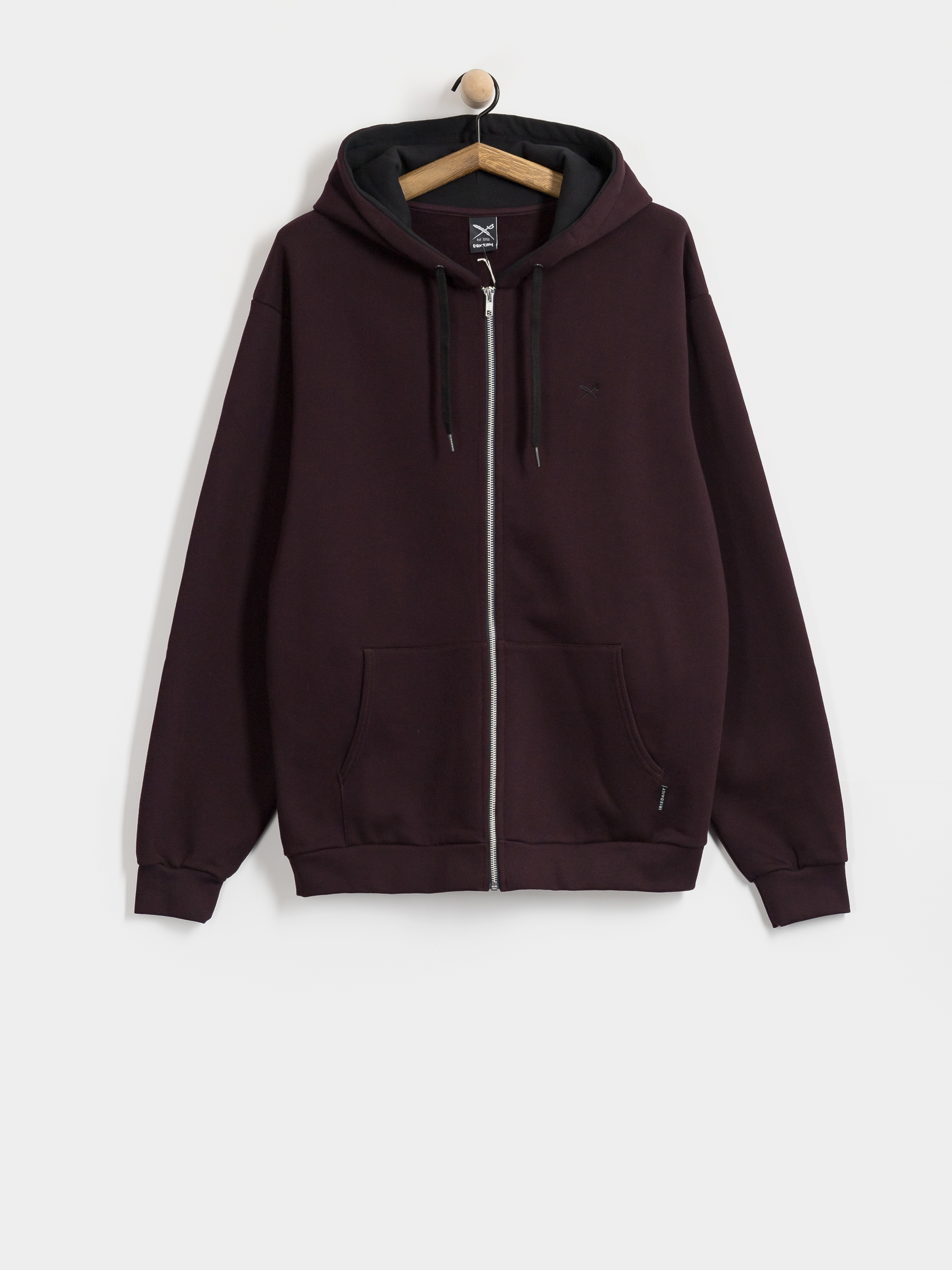 Mikina s kapucu00ed Iriedaily Mini Flag 2 ZHD (aubergine)