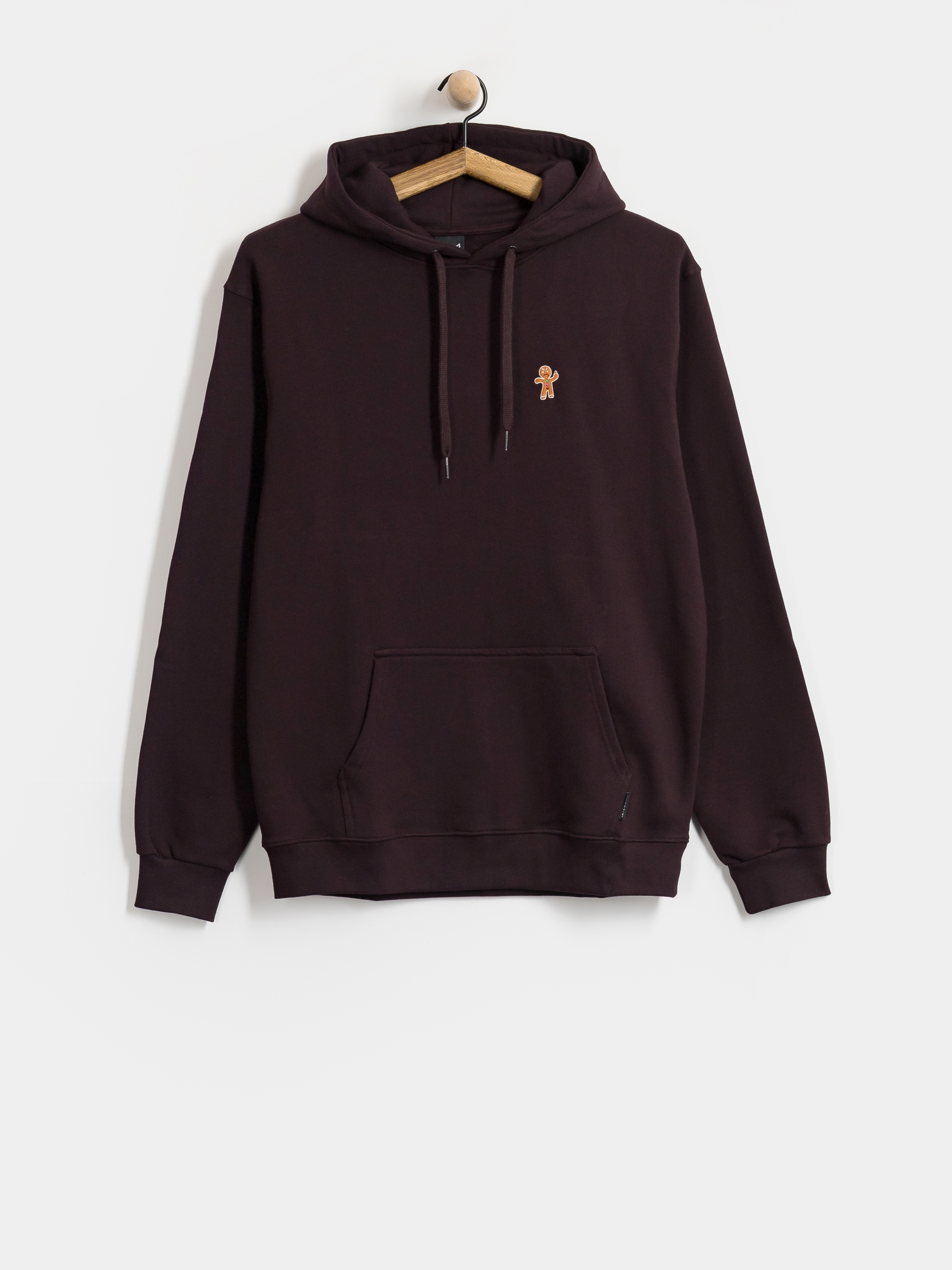 Mikina s kapucí Iriedaily Cookieman HD (aubergine)