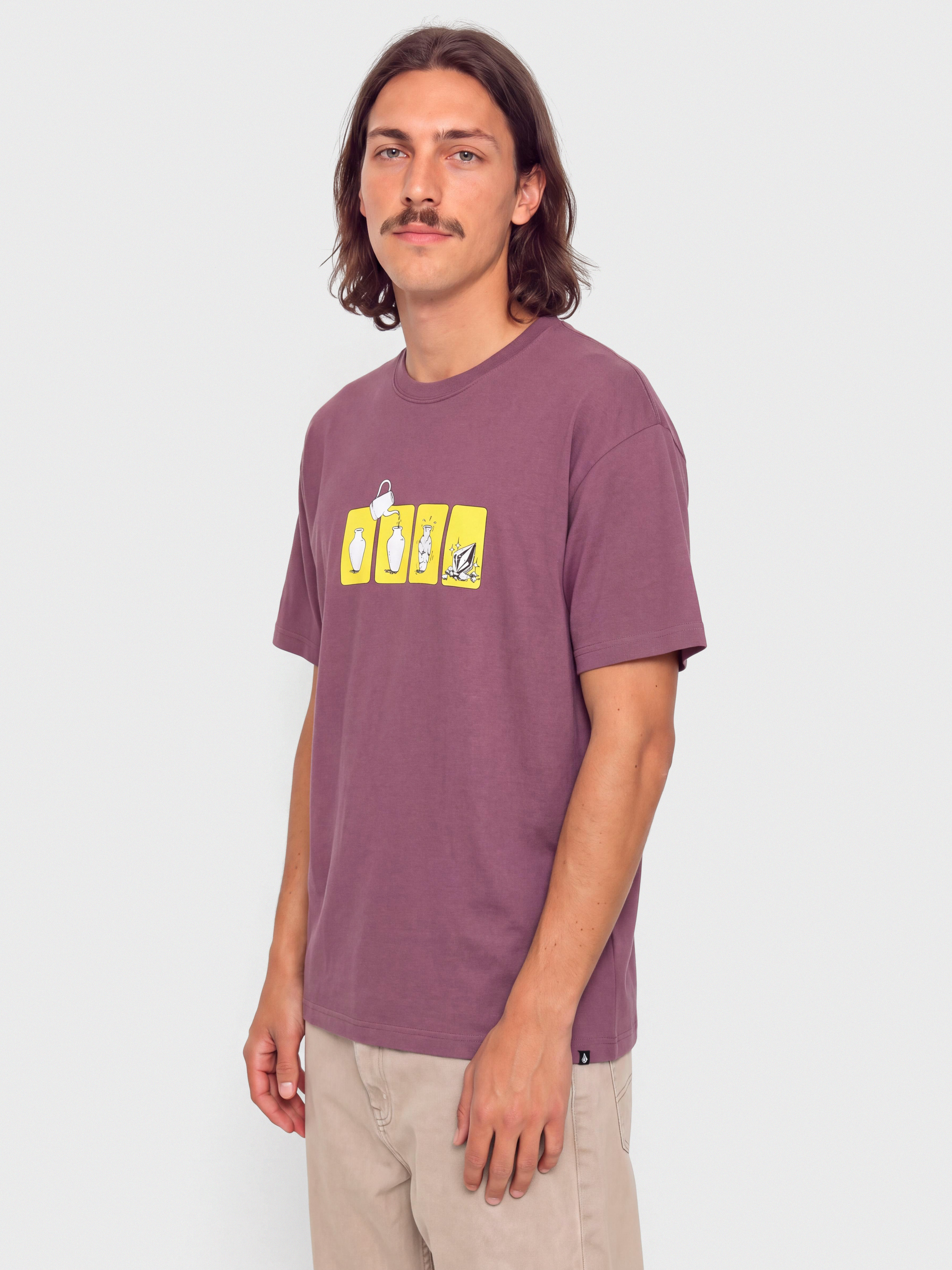 Tričko Volcom Before I Break Lse (orchid)