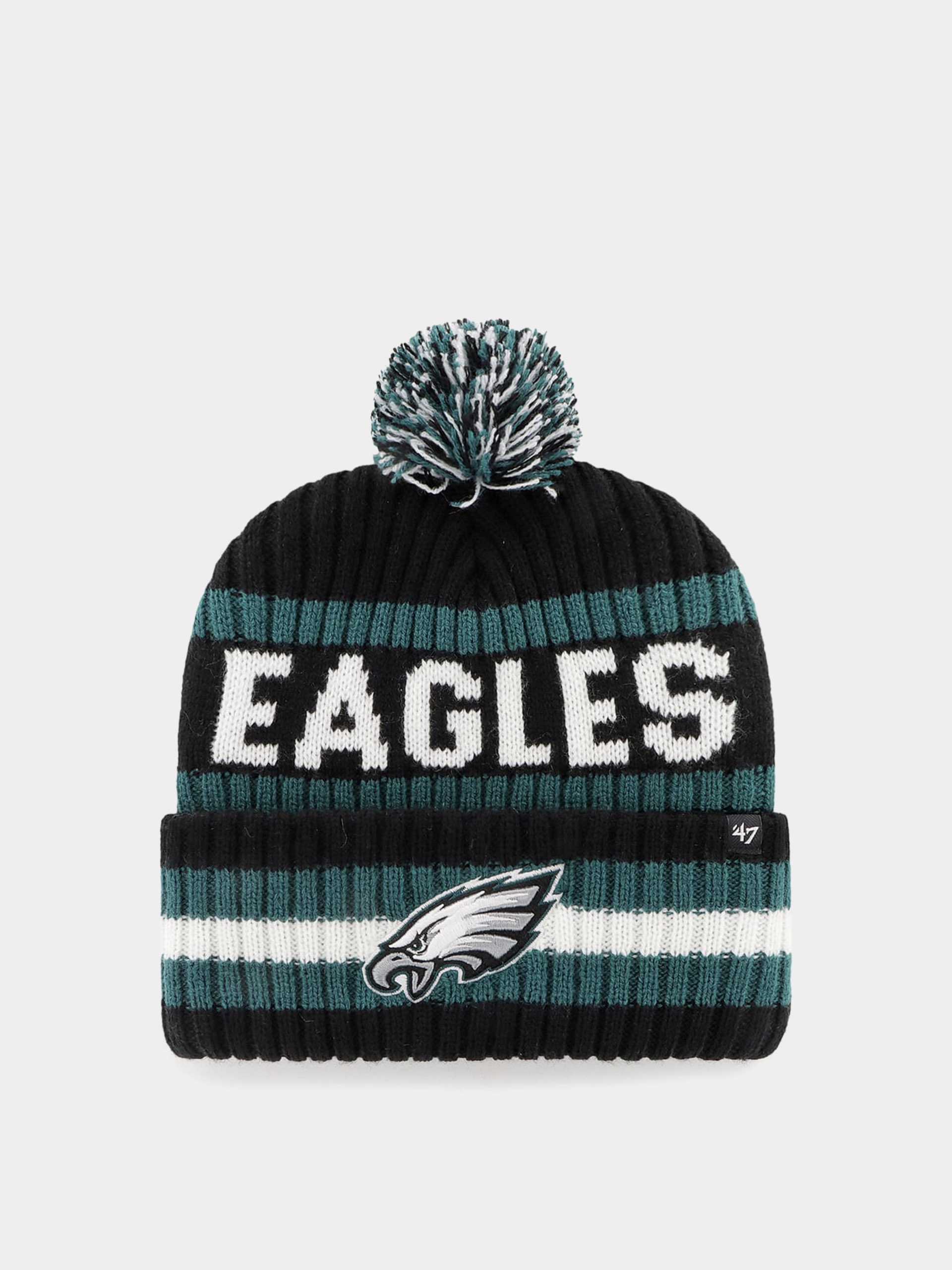 Čepice 47 Brand Bering Cuff Knit Philadelphia Eagles (black)