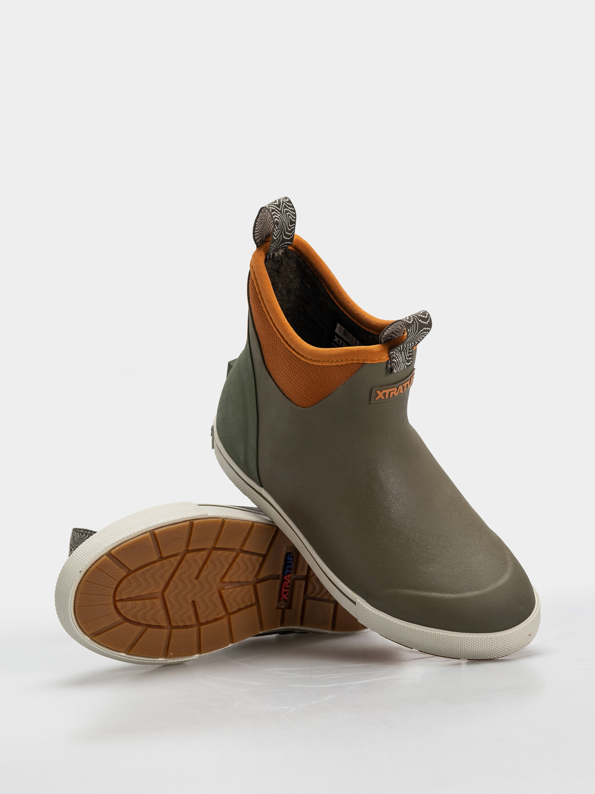Boty Xtratuf Camp Collection Ankle Deck Boot (dark olive spice)