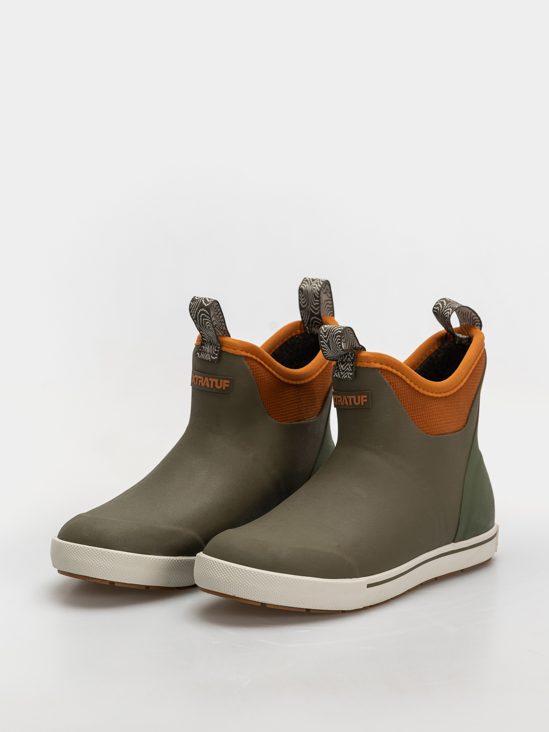 Boty Xtratuf Camp Collection Ankle Deck Boot (dark olive spice)