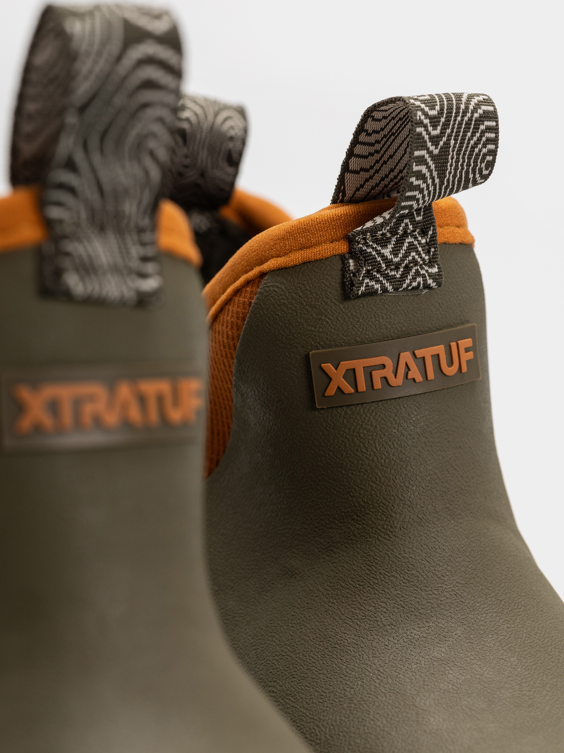 Boty Xtratuf Camp Collection Ankle Deck Boot (dark olive spice)