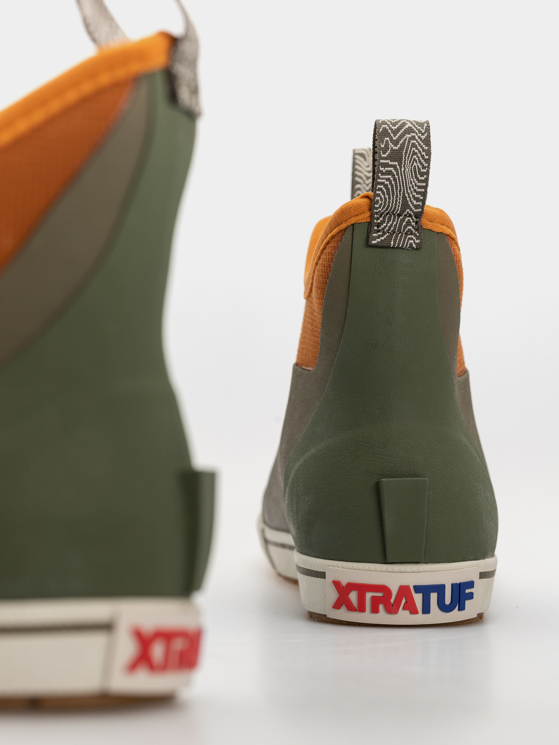 Boty Xtratuf Camp Collection Ankle Deck Boot (dark olive spice)