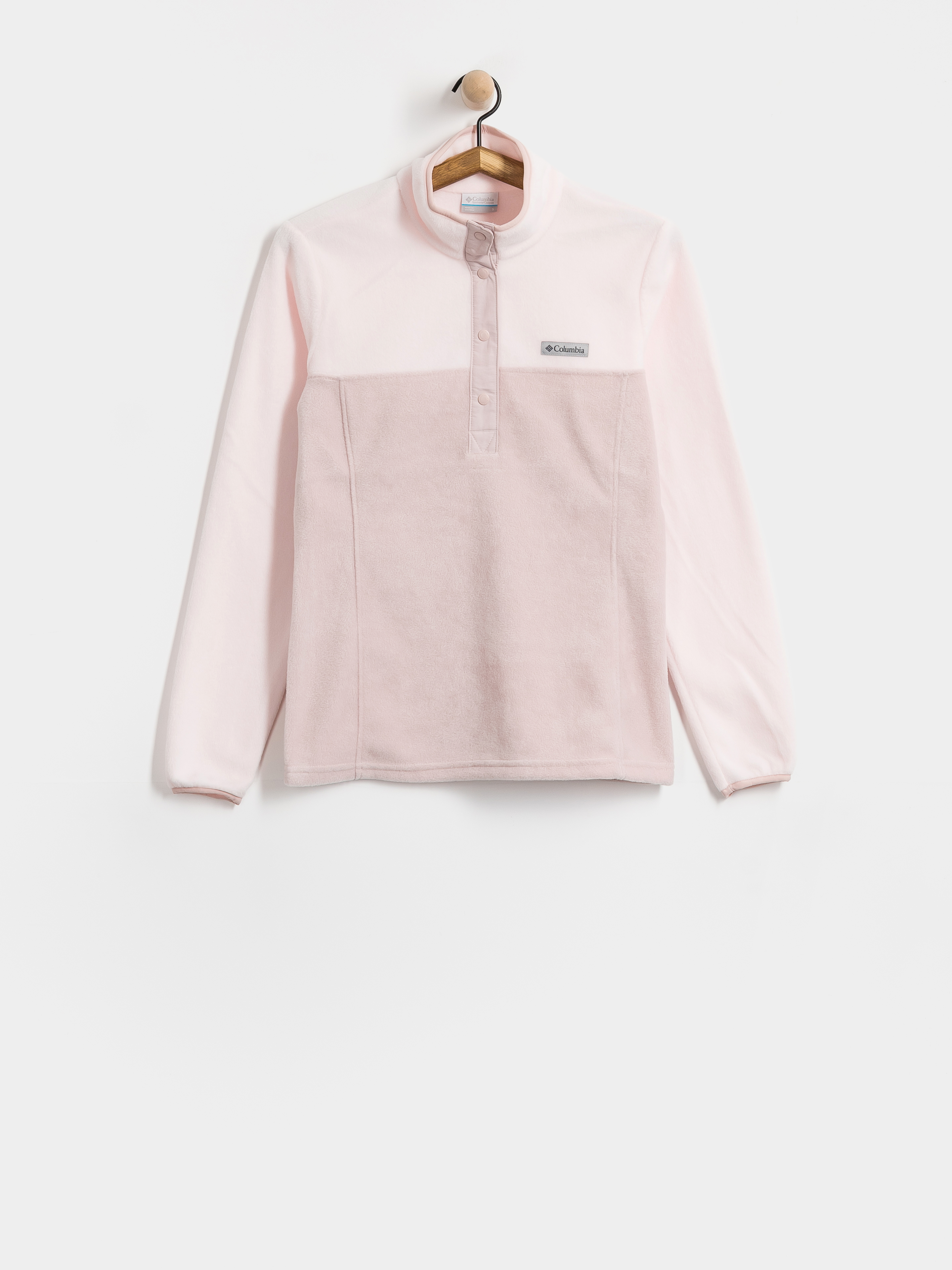 Fleecová mikina Columbia Benton Springs 1/2 Snap Pull Over II Wmn (mineral pink/powder pink)