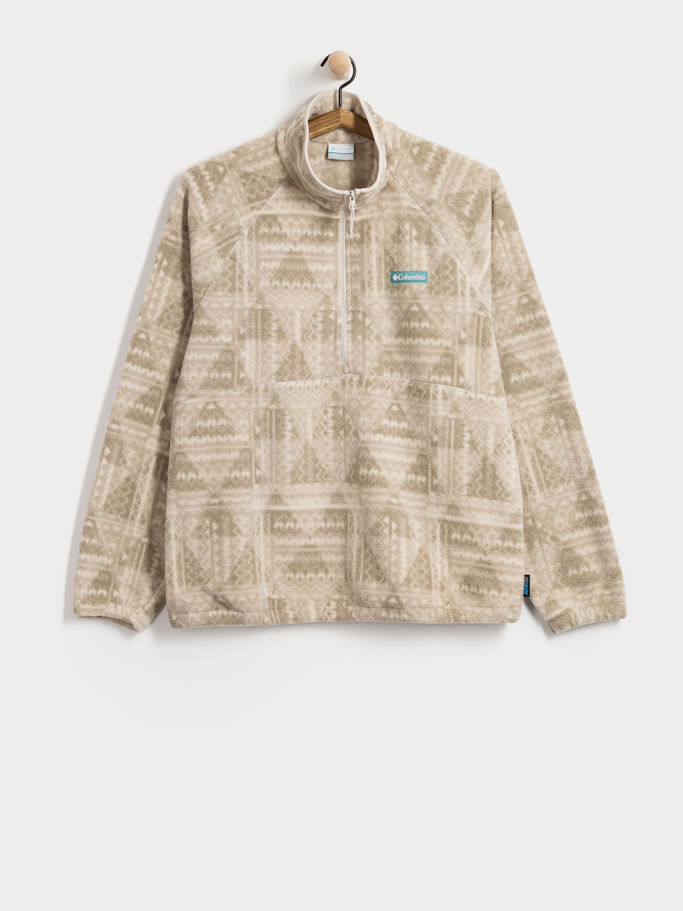 Pánský Fleecová mikina Columbia Timber Crest MTR Printed Half Zip (dark stone/geomix)