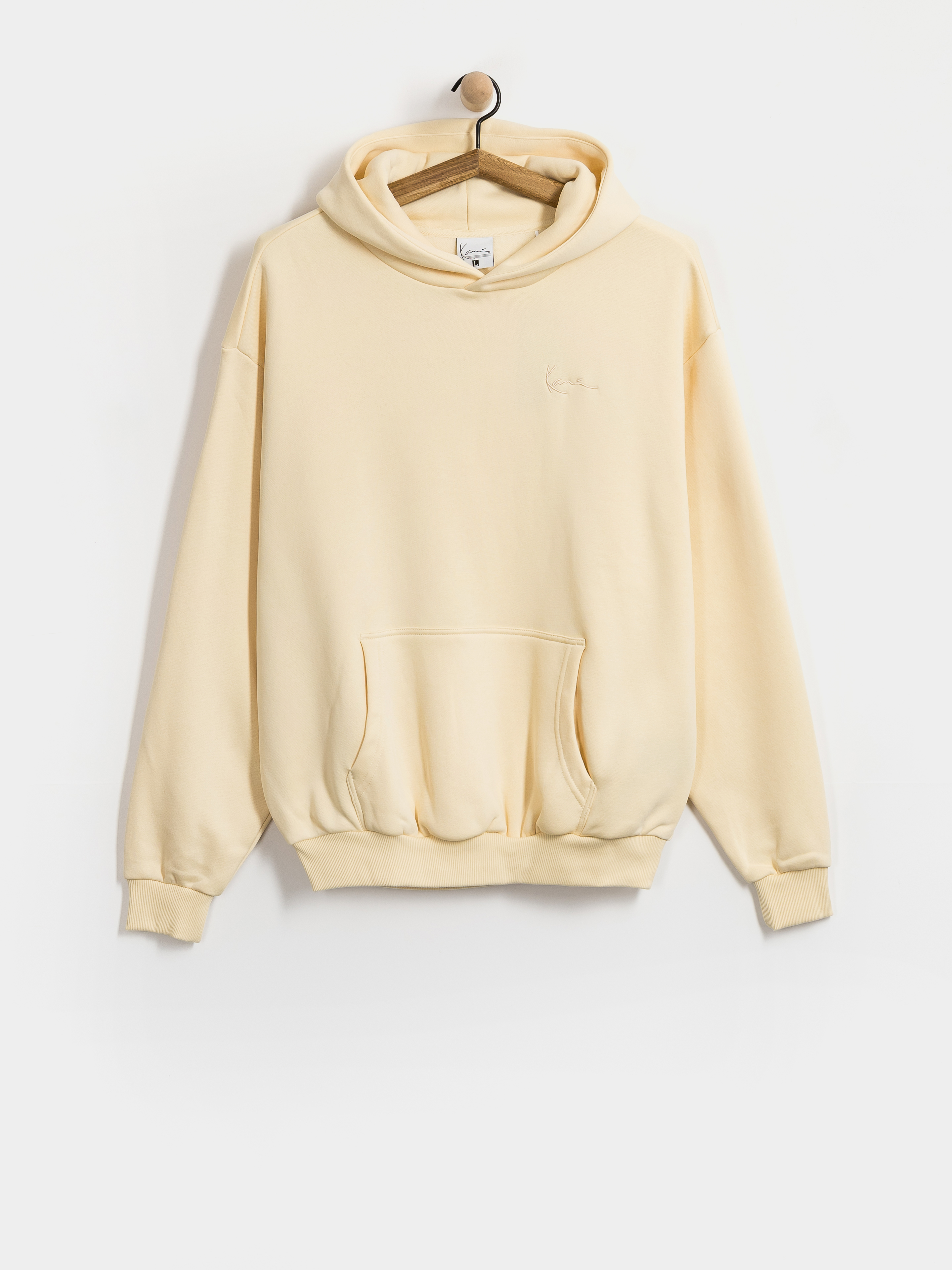 Mikina s kapucí Karl Kani Signature Hoop Oversized HD (off white)