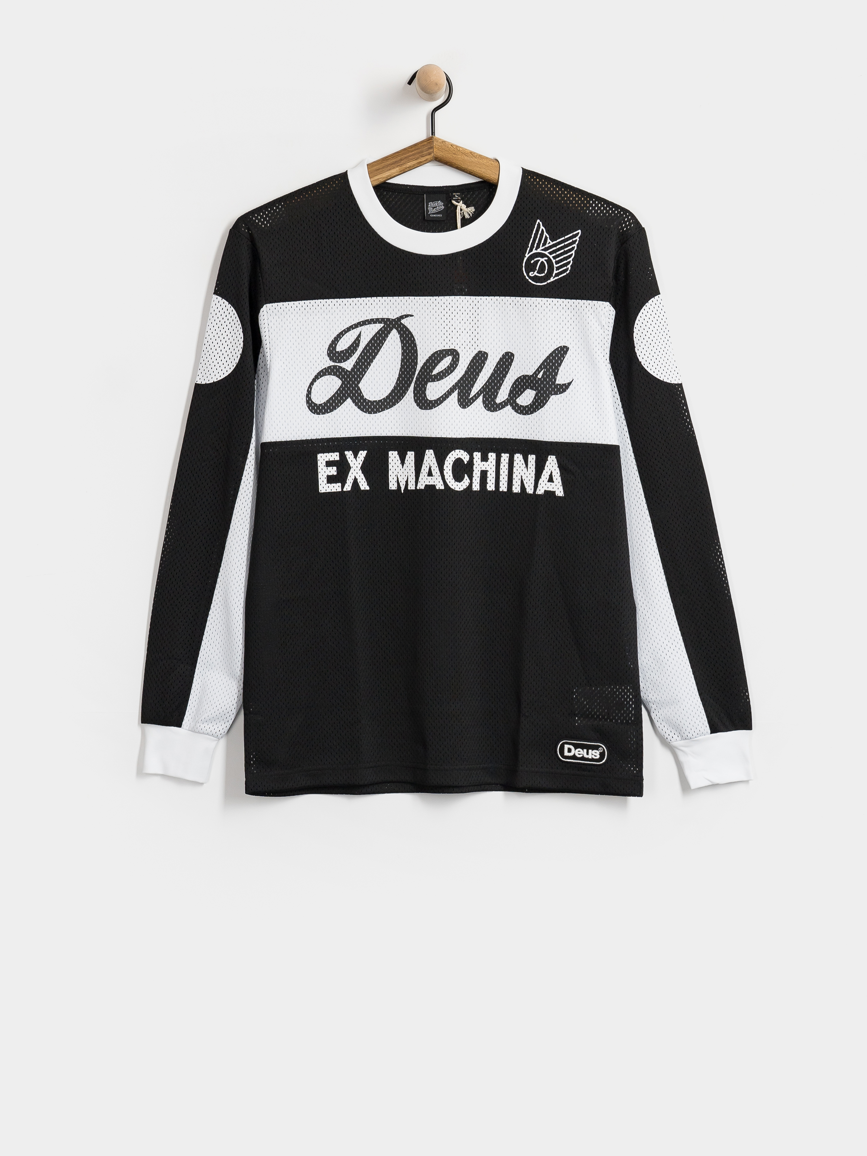 Triko Deus Ex Machina Saber Moto Jersey (black)