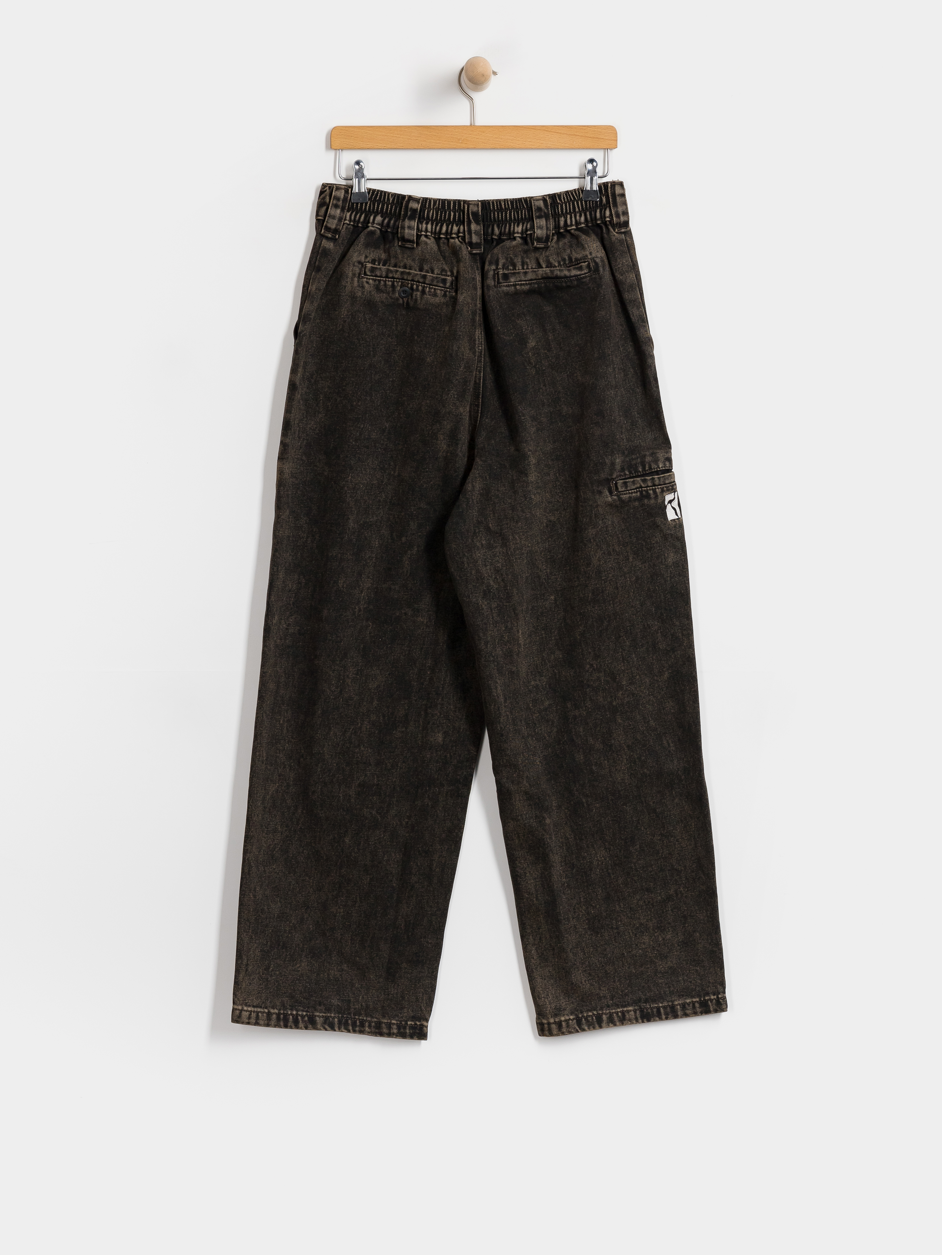 Kalhoty Poetic Collective Painter (brown acid denim wash)