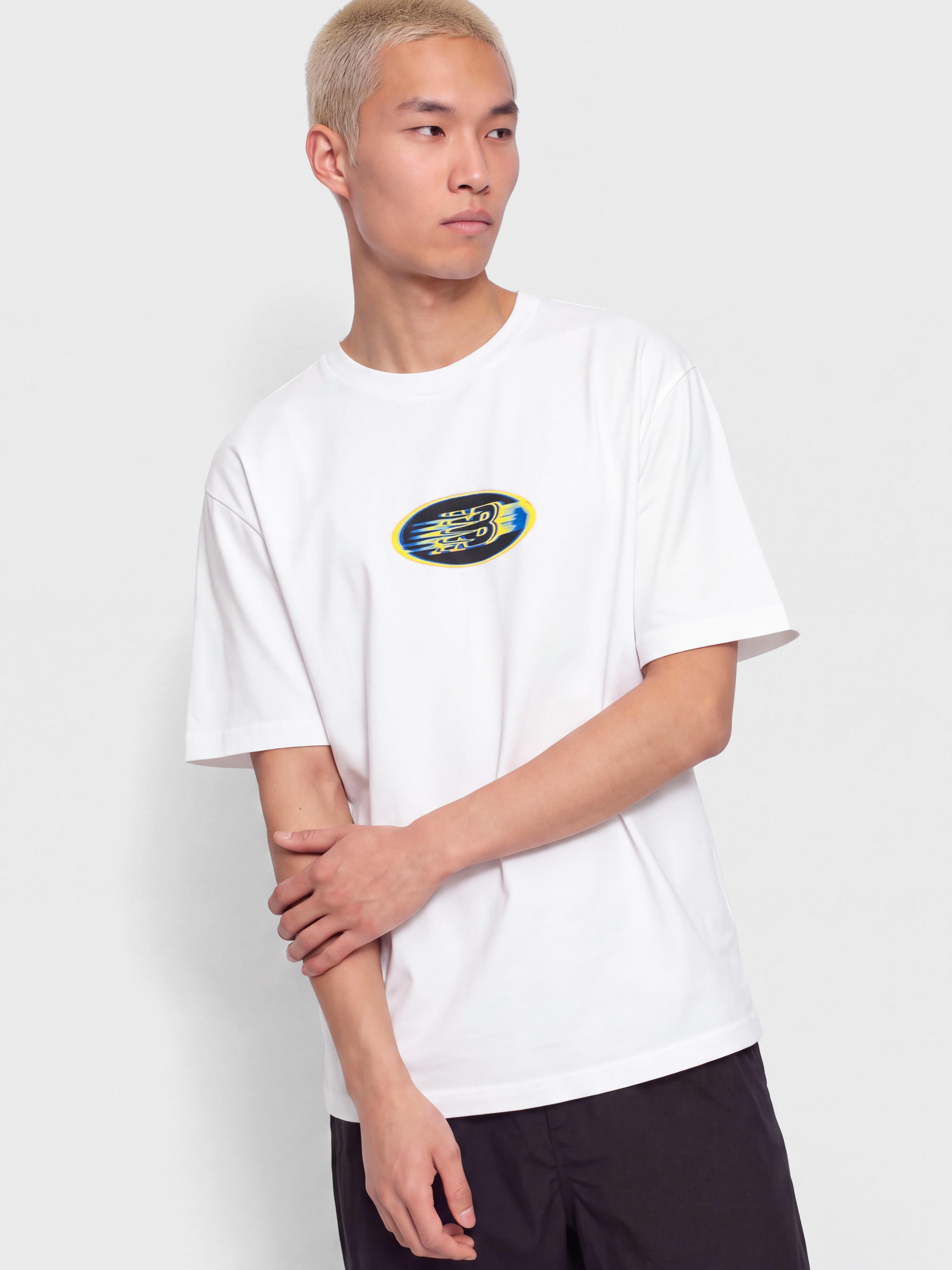 Tričko New Balance Heat Map Brand (white)