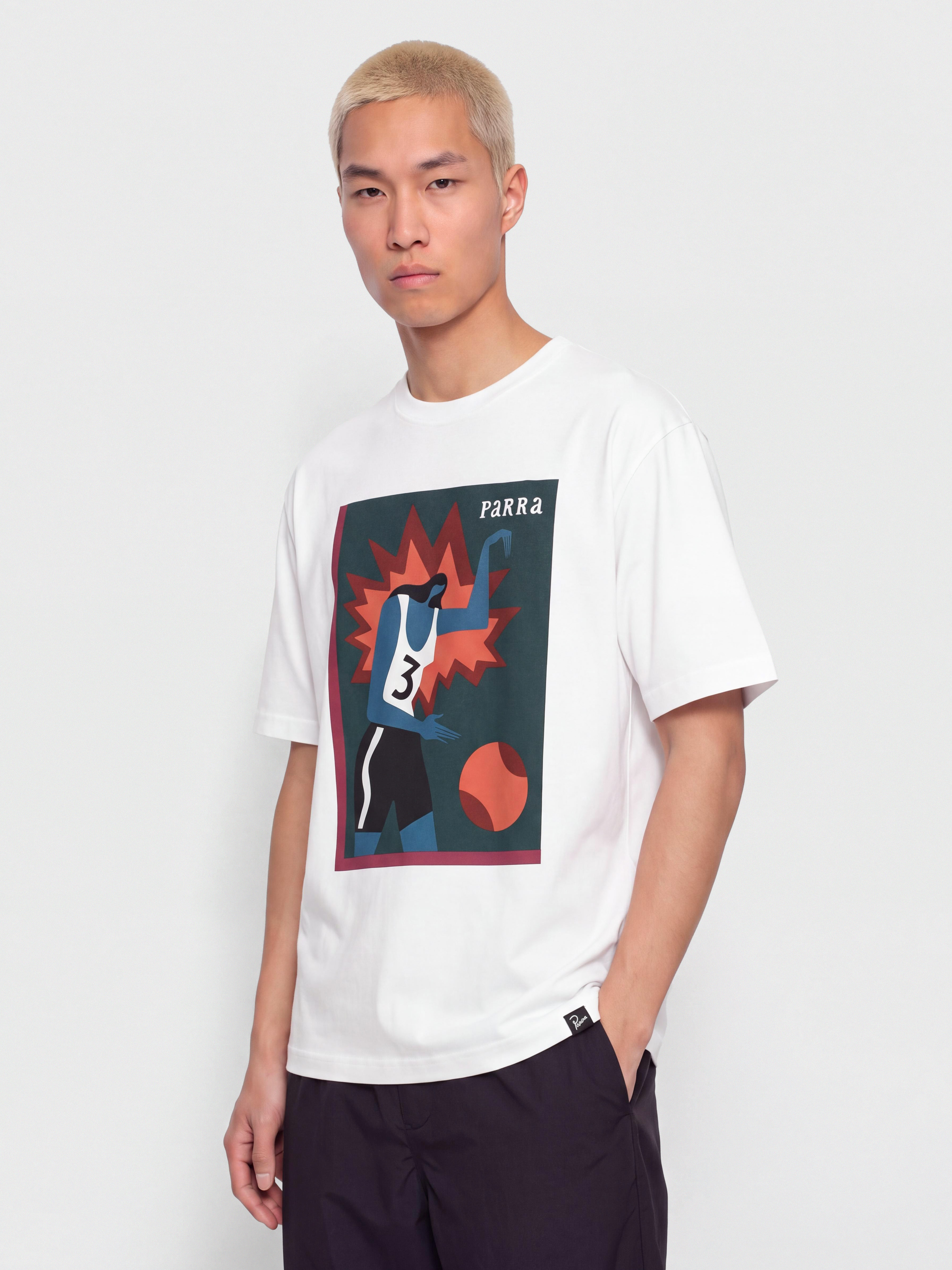 Tričko by Parra Baseketball (white)