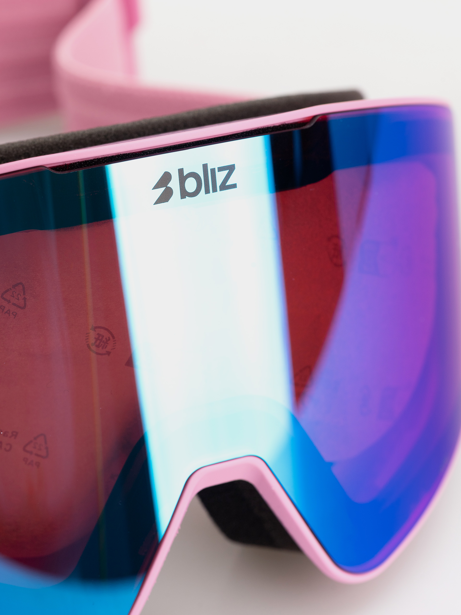 Brýle na snowboard Bliz G001S (matte pink/n o n violet&blue)