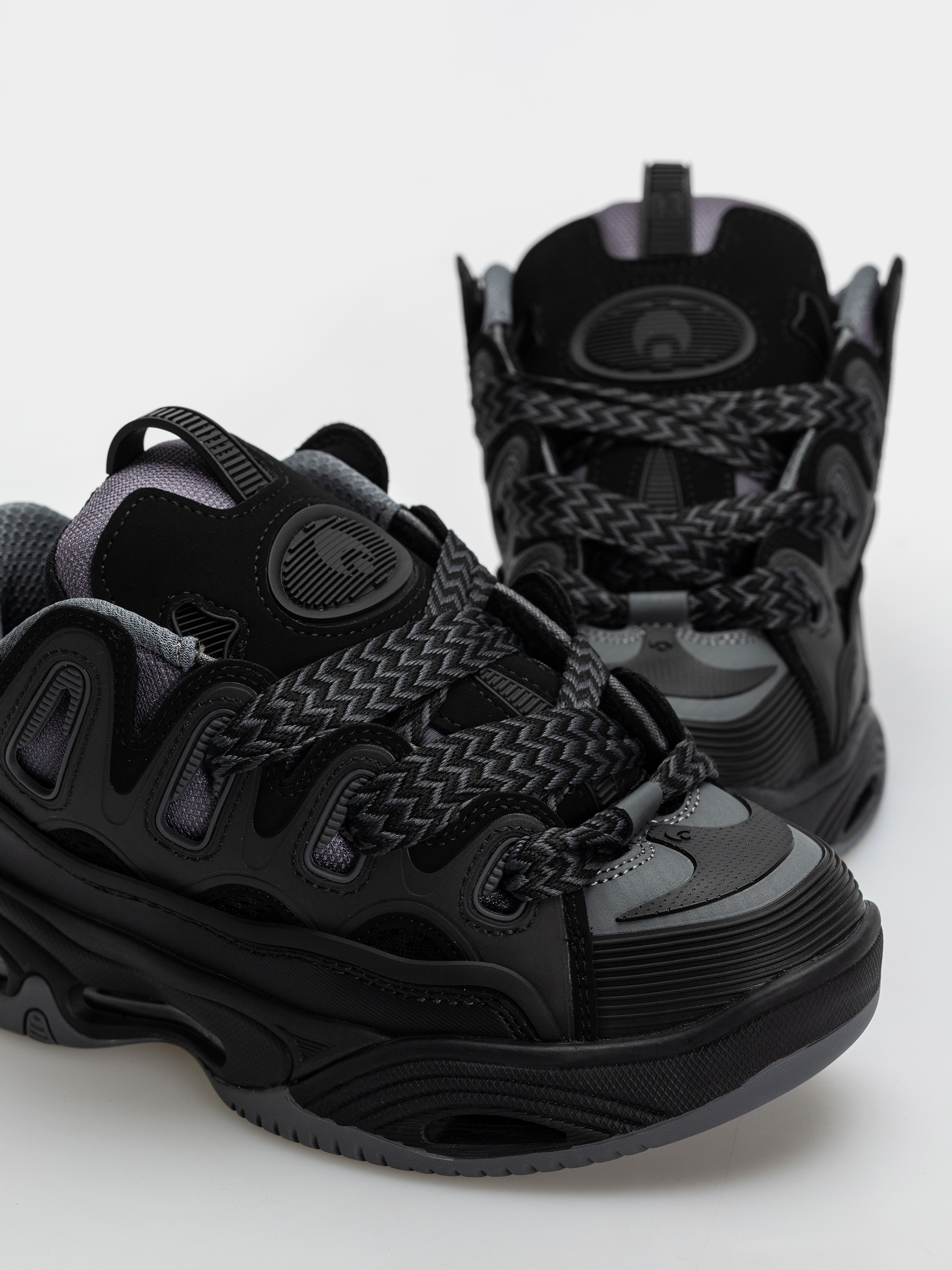 Boty Osiris D3 2001 (black/charcoal/zigzag)