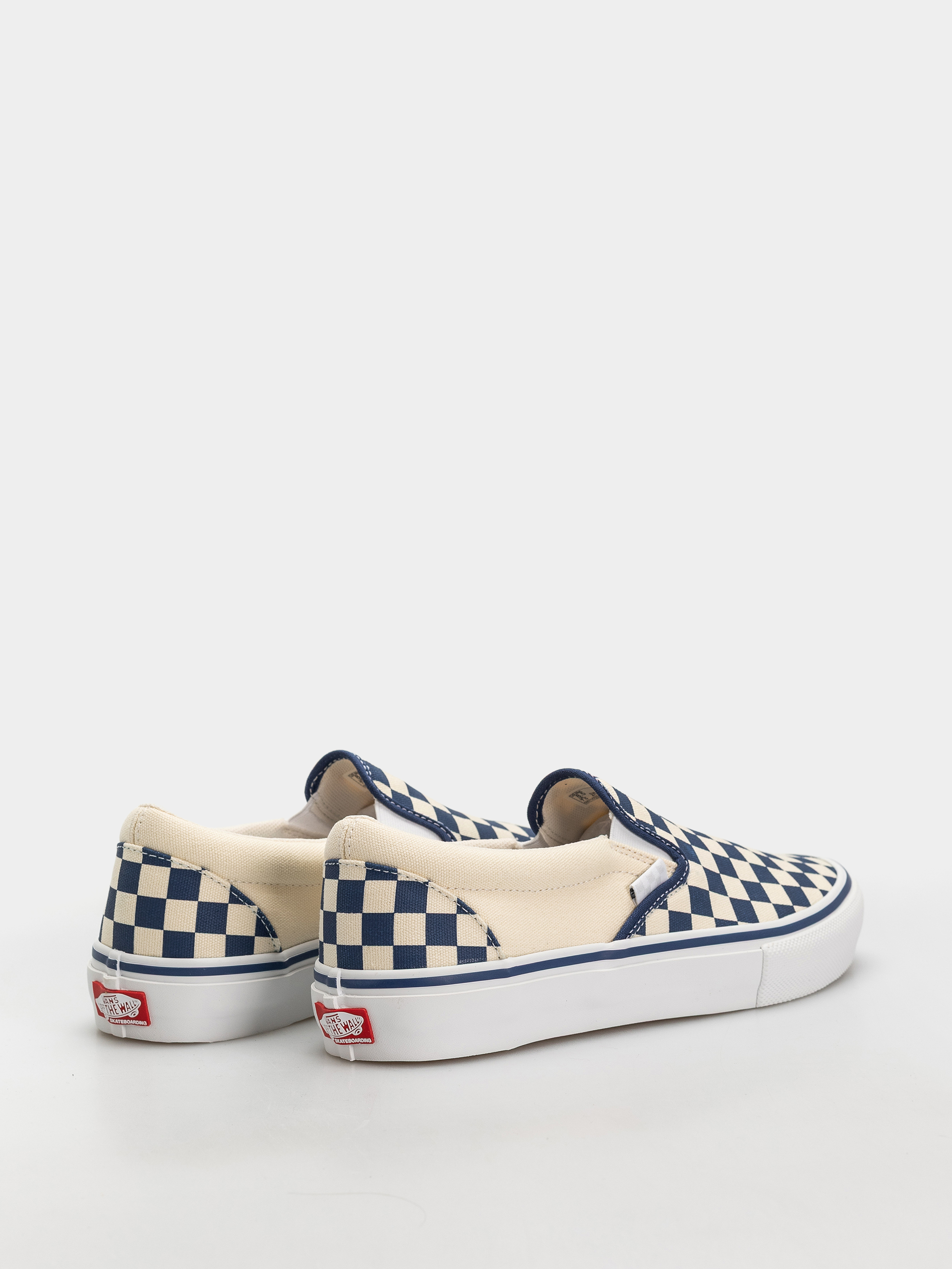 Boty Vans Skate Slip On (blue checkerboard)
