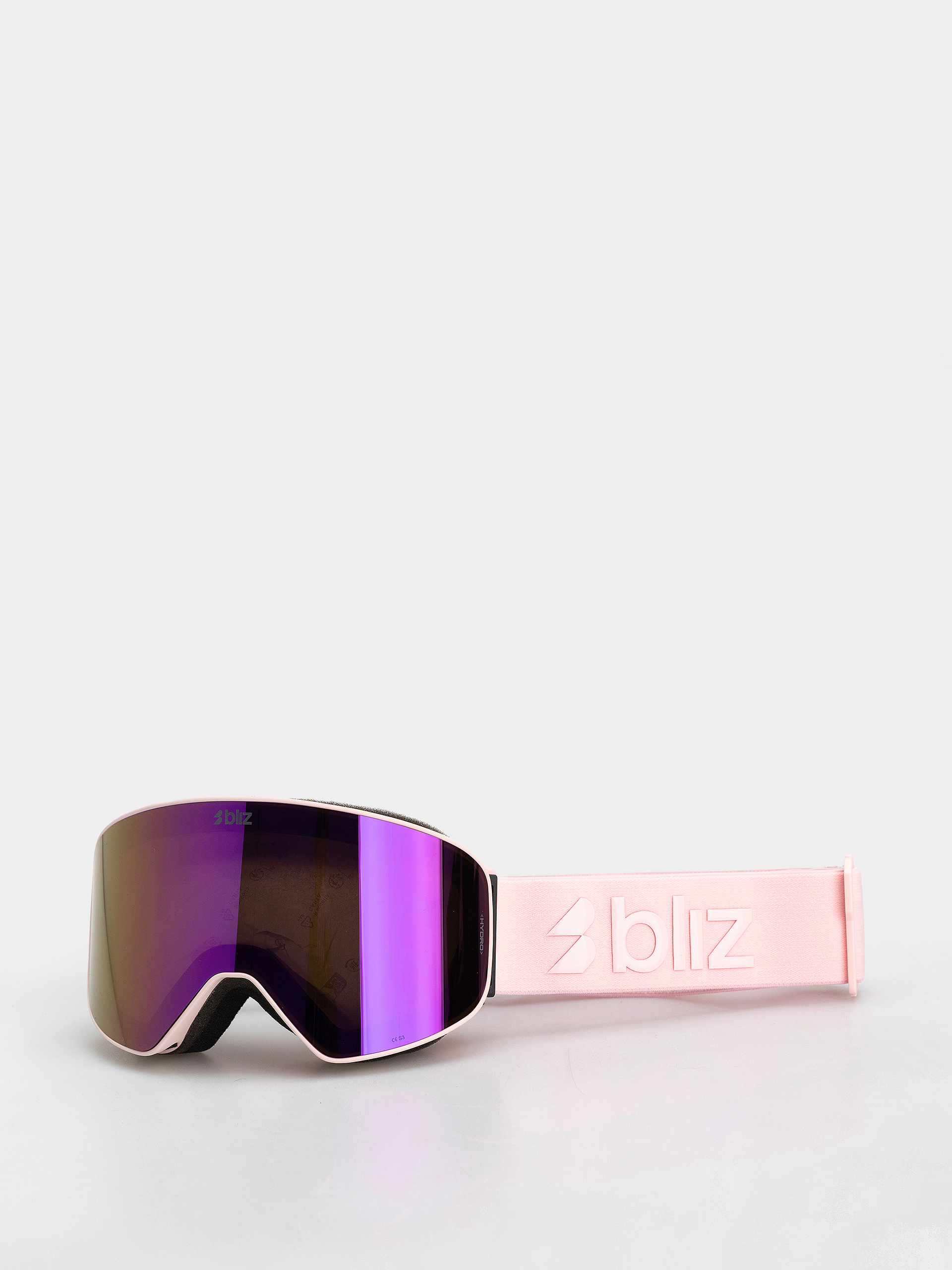 Bru00fdle na snowboard Bliz Flow (matte pink/brown w pink multi)