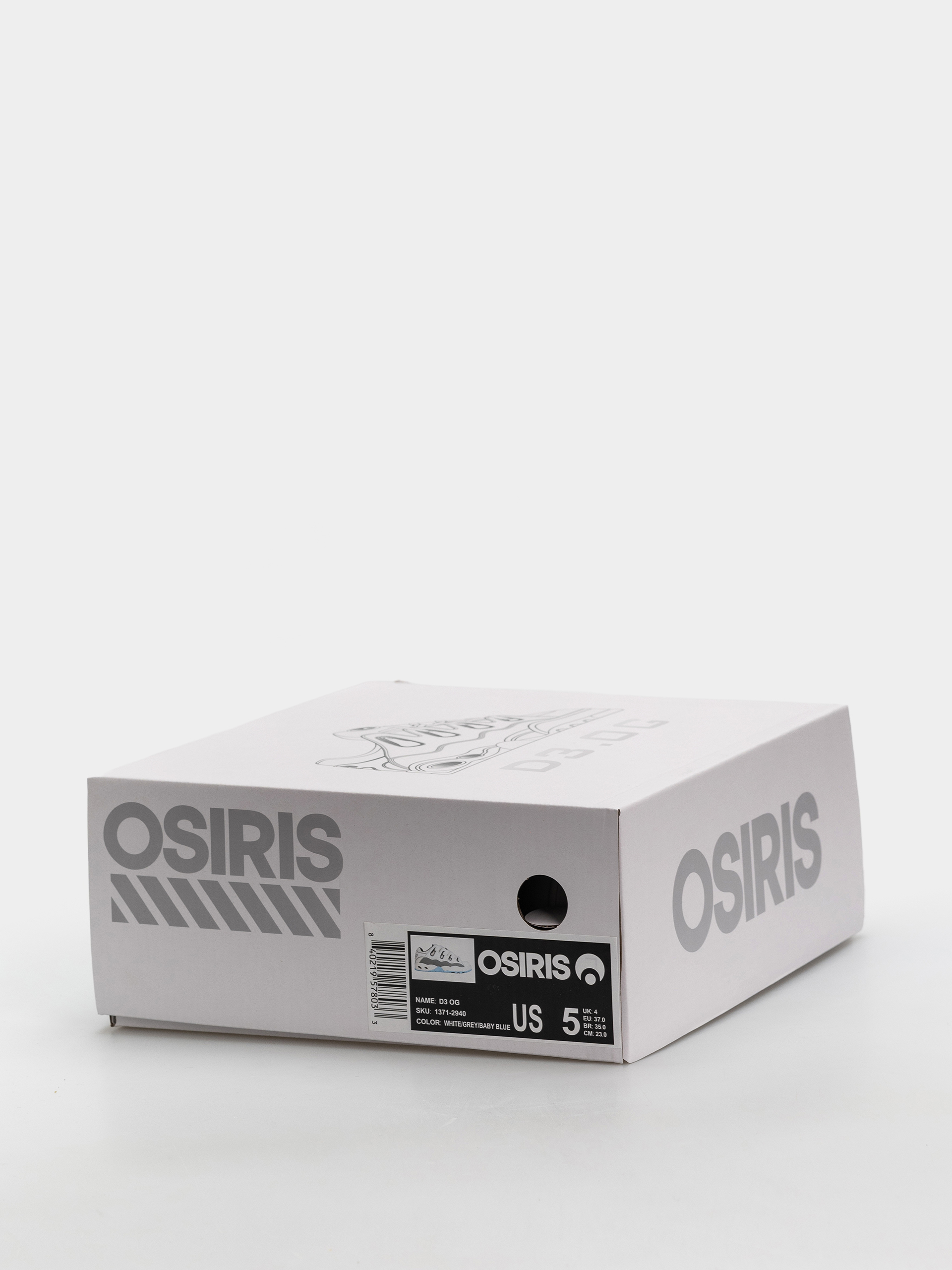 Boty Osiris D3 OG (white/grey/baby blue)