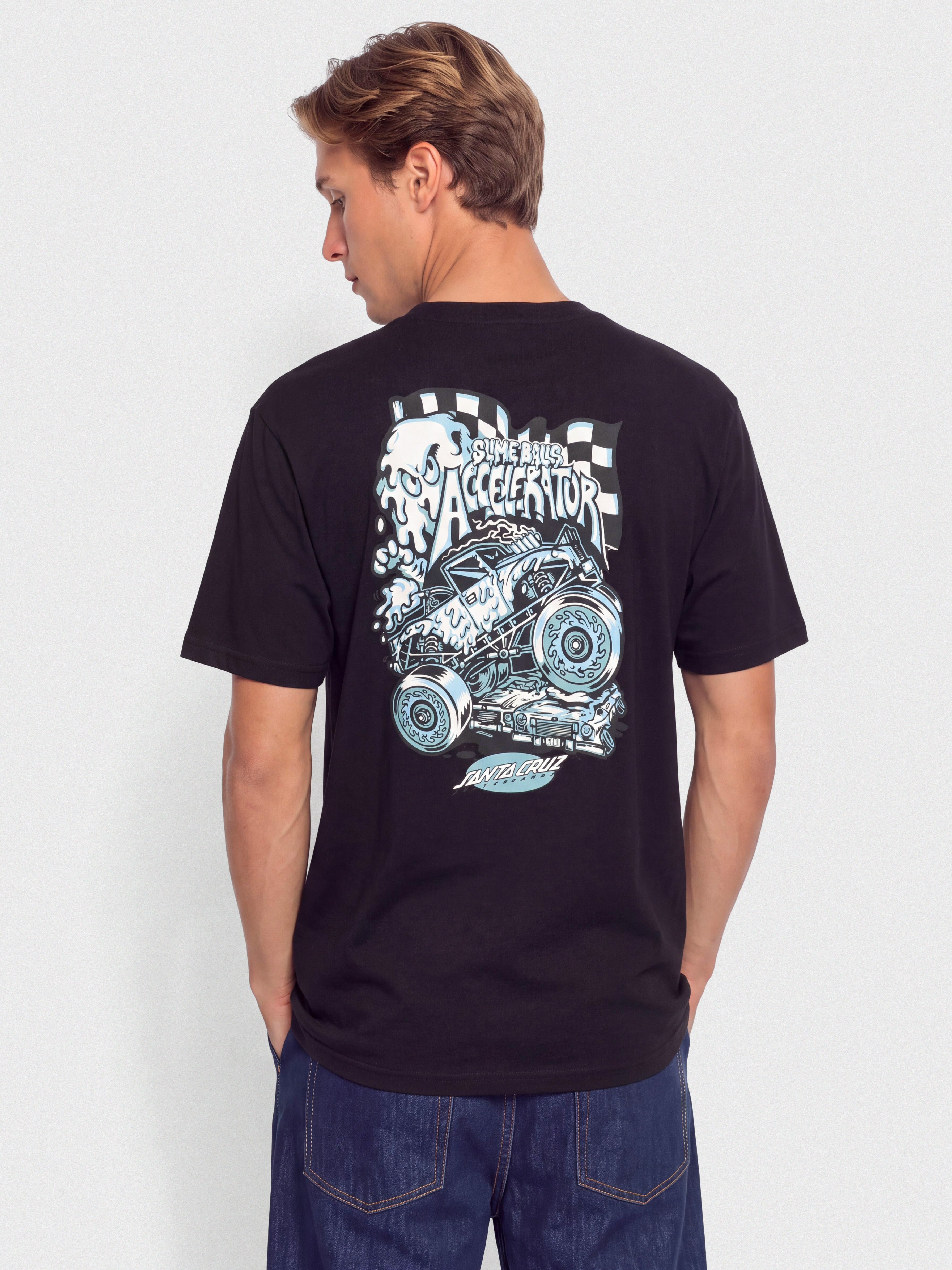 Tričko Santa Cruz Slime Balls Accelerator (black)