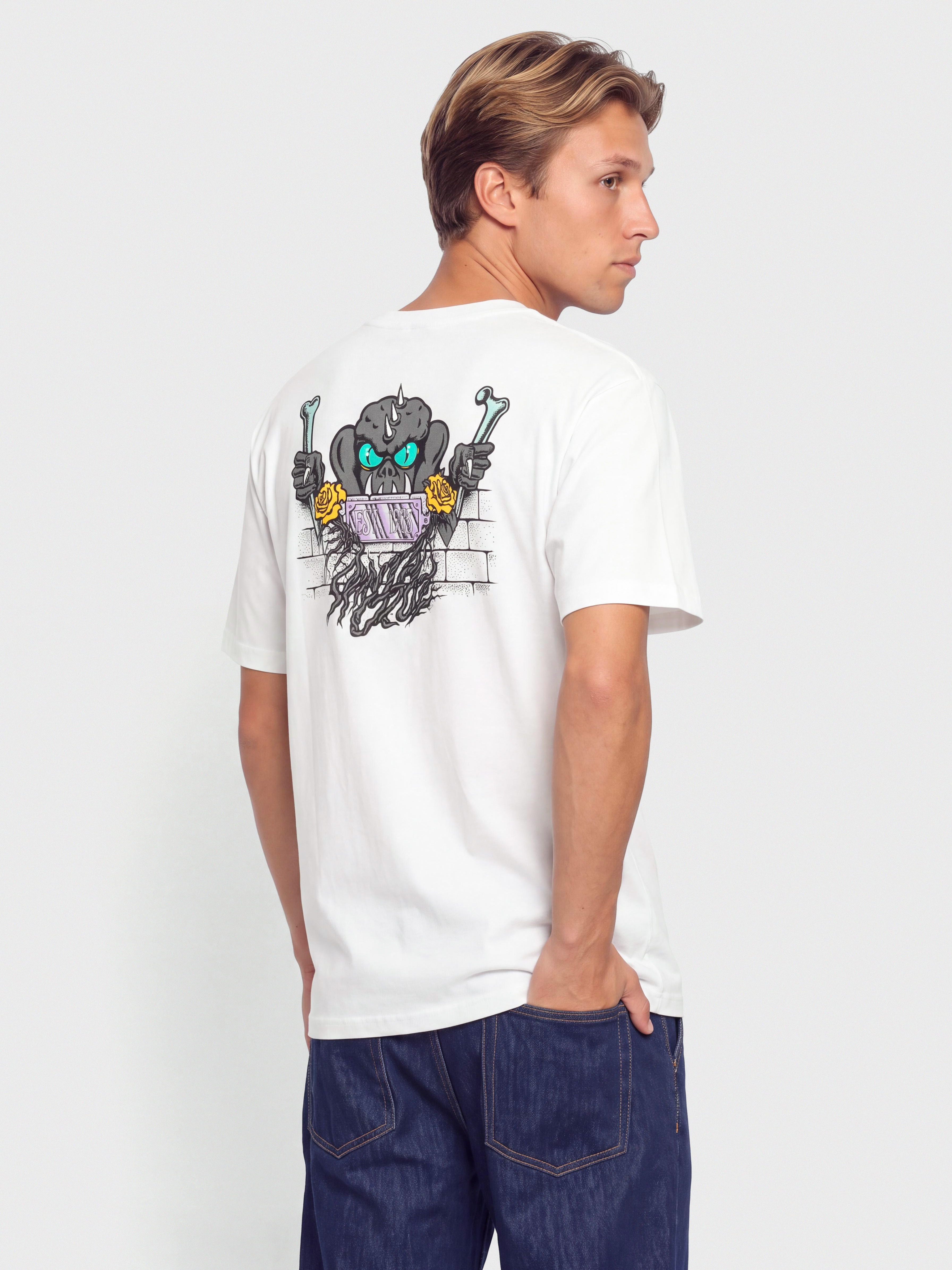 Tričko Santa Cruz Rankine Monster (white)