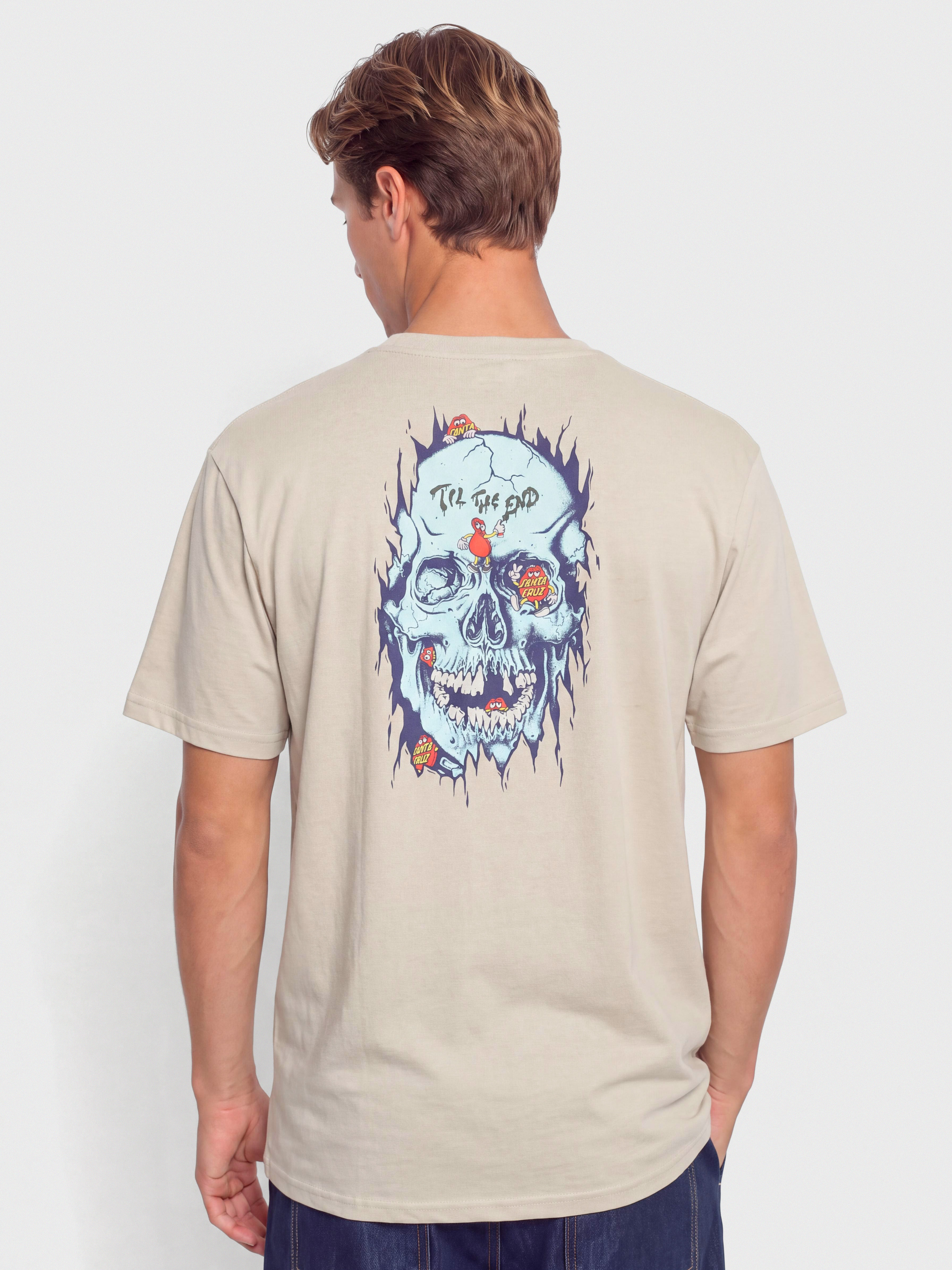 Tričko Santa Cruz Dot Dudes (warm grey)
