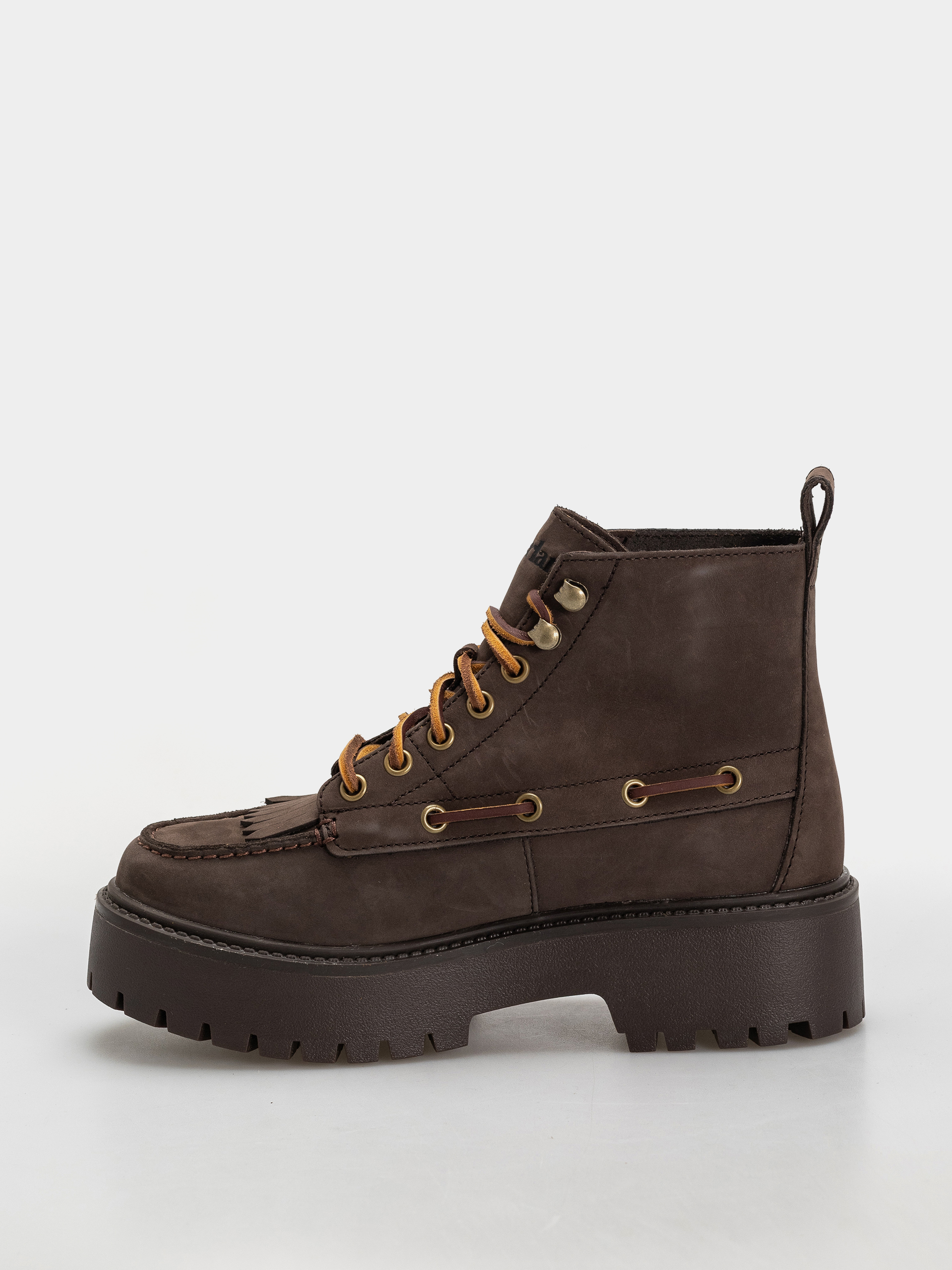 Zimní boty Timberland Stone Street Mid Wmn (dark brown nubuck)