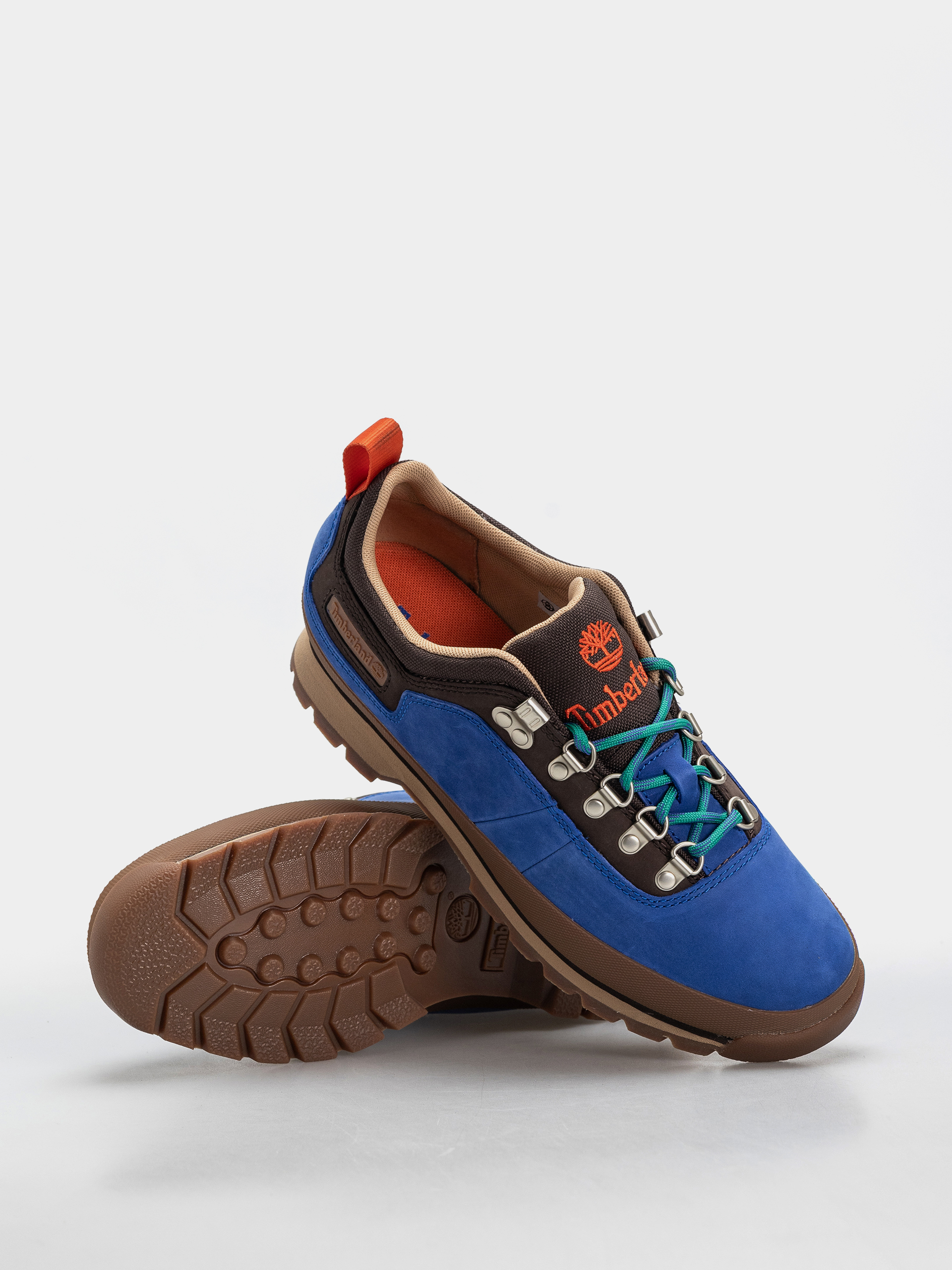 Zimní boty Timberland Euro Hiker Low Lace (bright blue nubuck)
