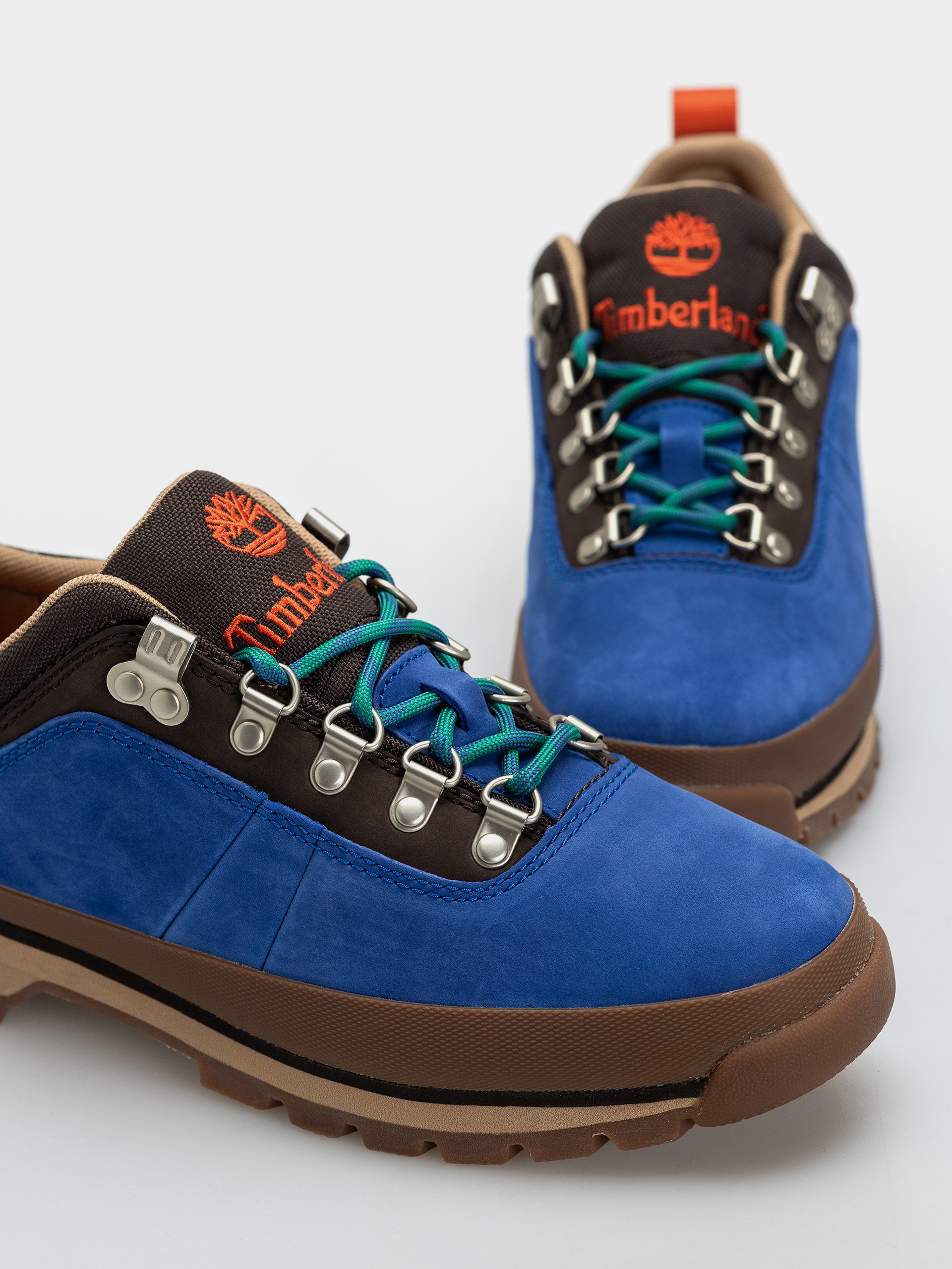 Zimní boty Timberland Euro Hiker Low Lace (bright blue nubuck)