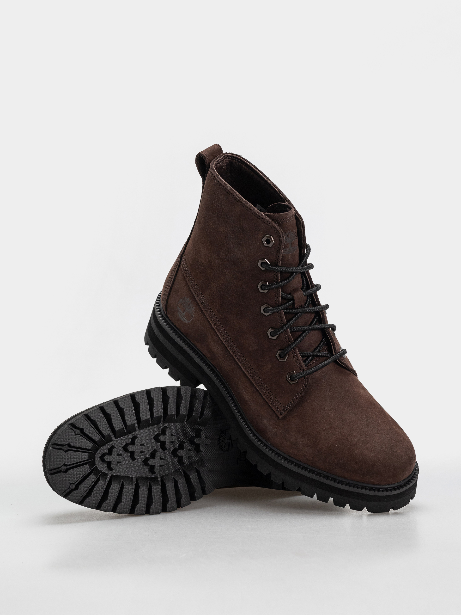 Zimní boty Timberland Britton Drive Mid Lace (dark brown nubuck)